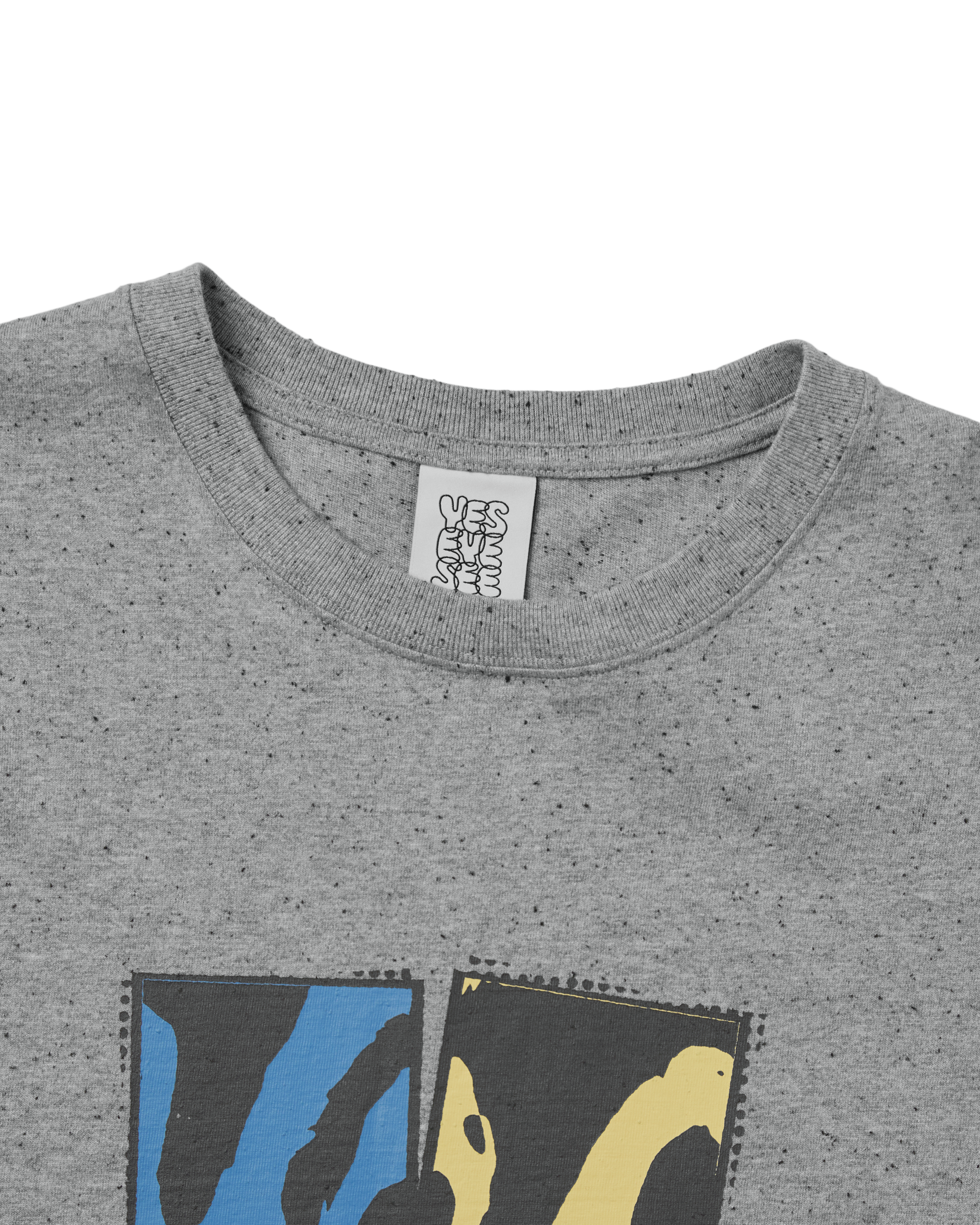yeseyesee - Y.E.S Split Tee (Grey) product image 3 | TRAB K-Fashion Australia