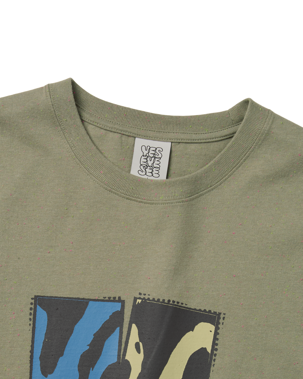yeseyesee - Y.E.S Split Tee (Khaki) product image 3 | TRAB K-Fashion Australia