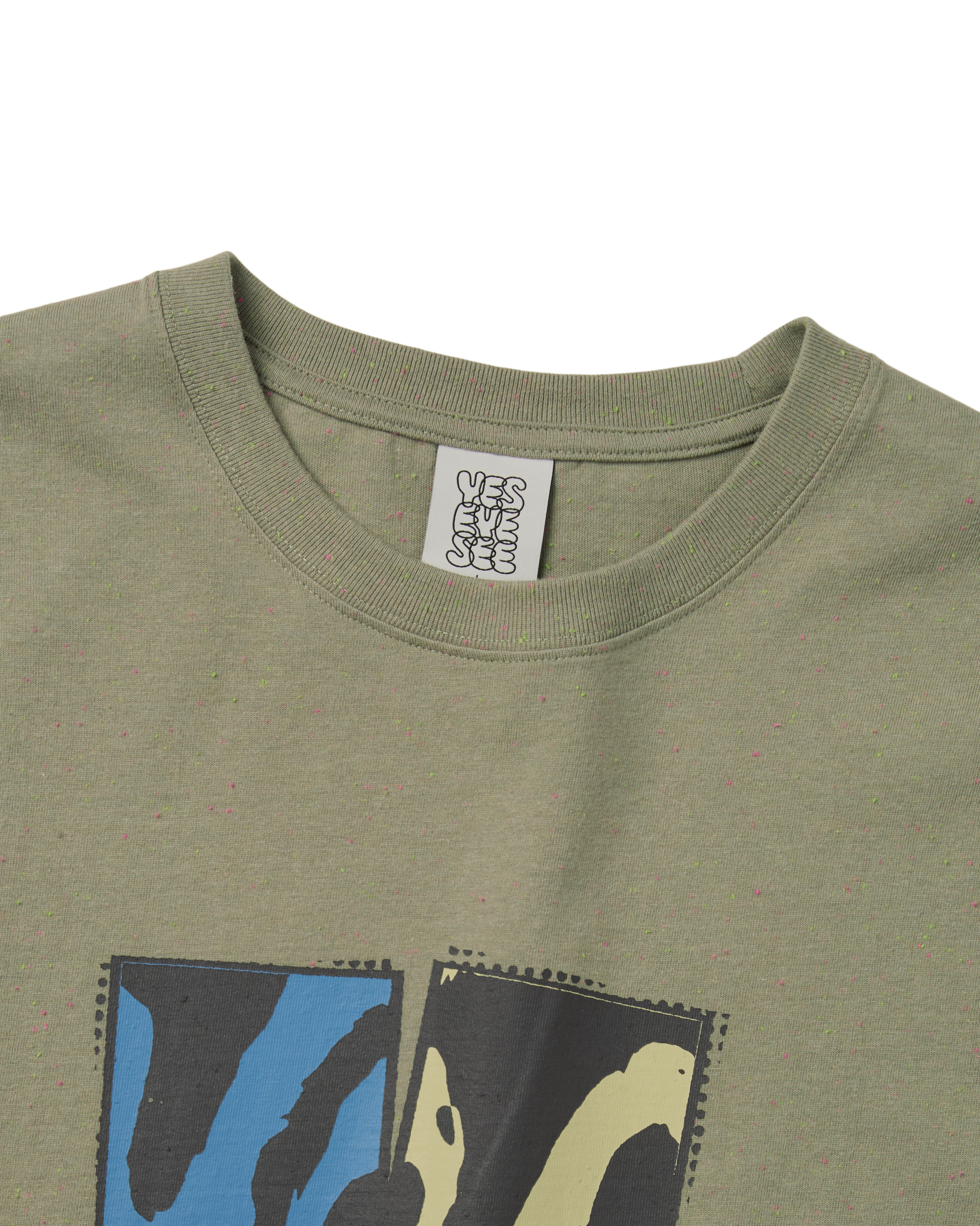 yeseyesee - Y.E.S Split Tee (Khaki) product image 3 | TRAB K-Fashion Australia