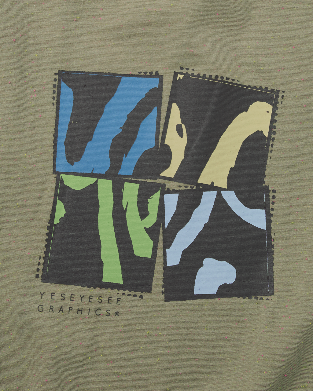 yeseyesee - Y.E.S Split Tee (Khaki) product image 4 | TRAB K-Fashion Australia