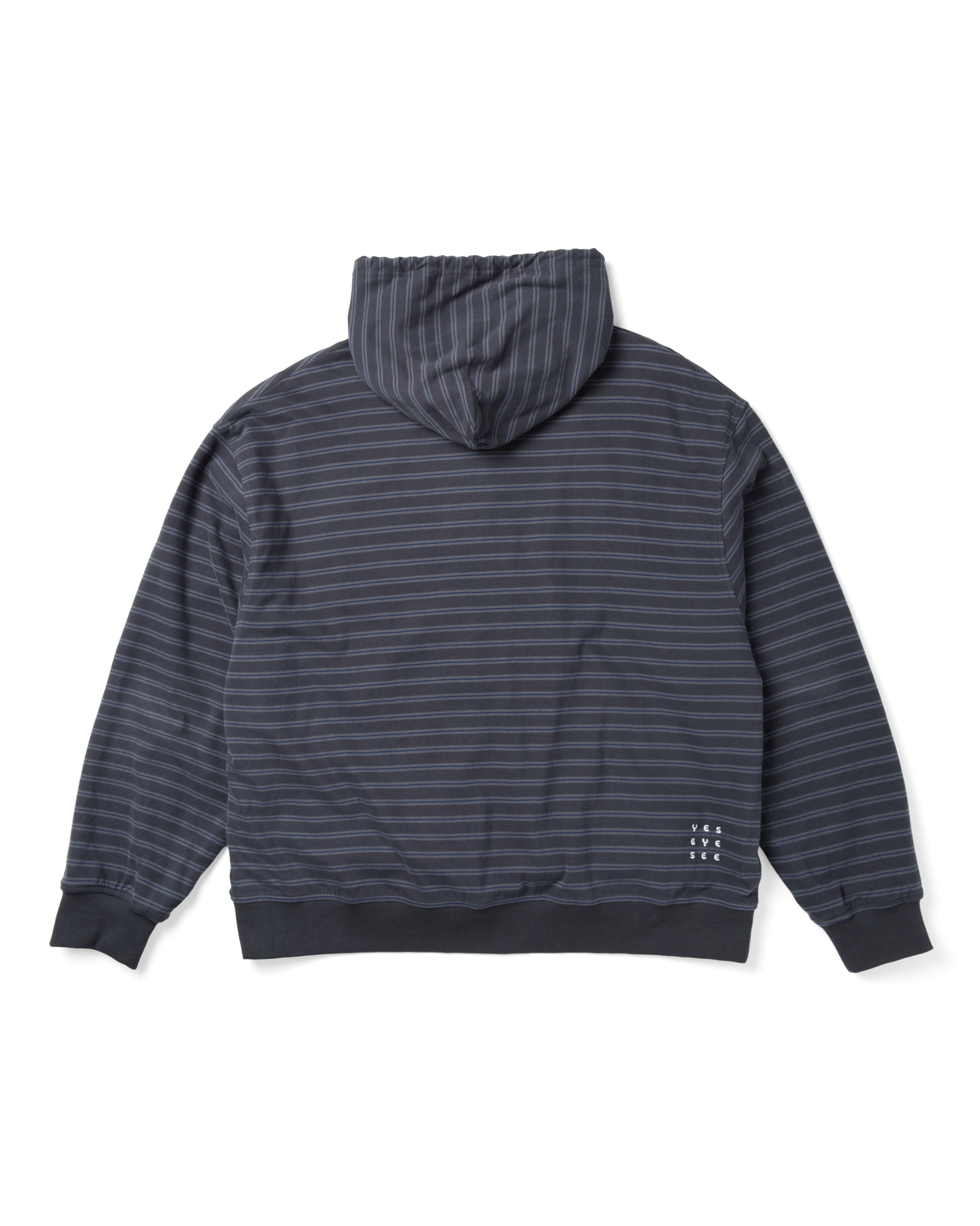 yeseyesee - Y.E.S Stripe Single Zip-Up Hoodie (Charcoal) product image 2 | TRAB K-Fashion Australia
