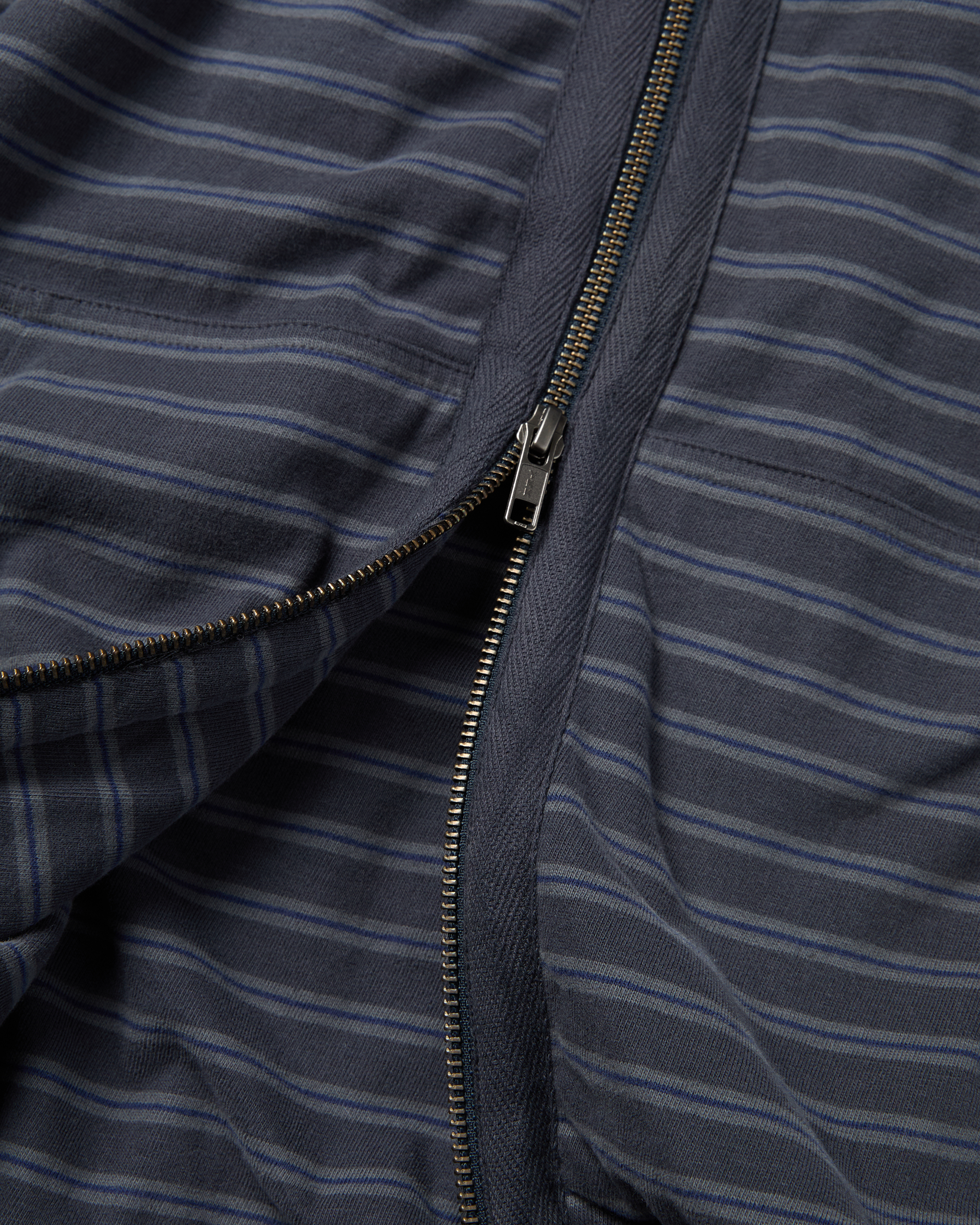 yeseyesee - Y.E.S Stripe Single Zip-Up Hoodie (Charcoal) product image 4 | TRAB K-Fashion Australia