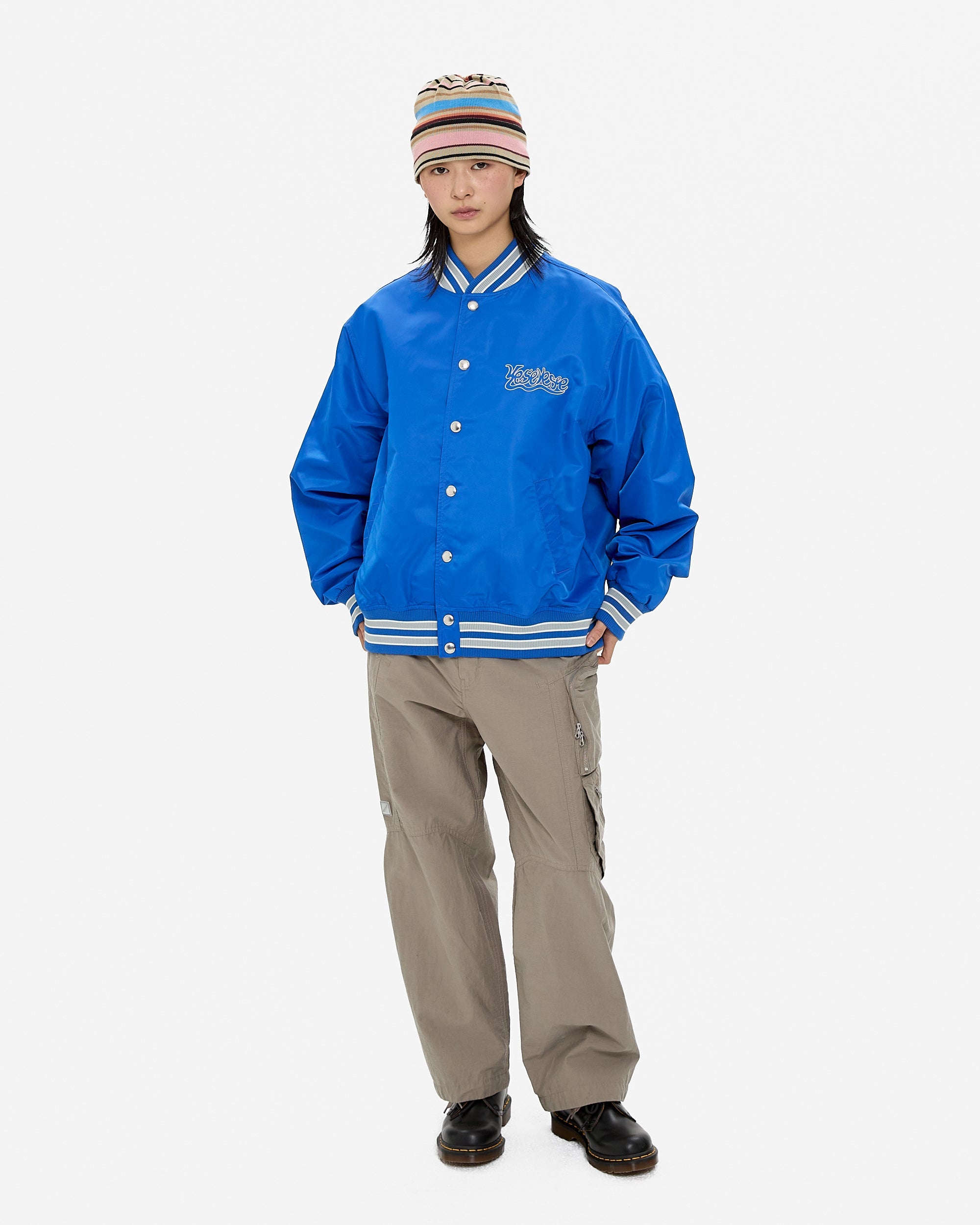 yeseyesee - Y.E.S Team Stadium Jacket (Blue) product image 9 | TRAB K-Fashion Australia