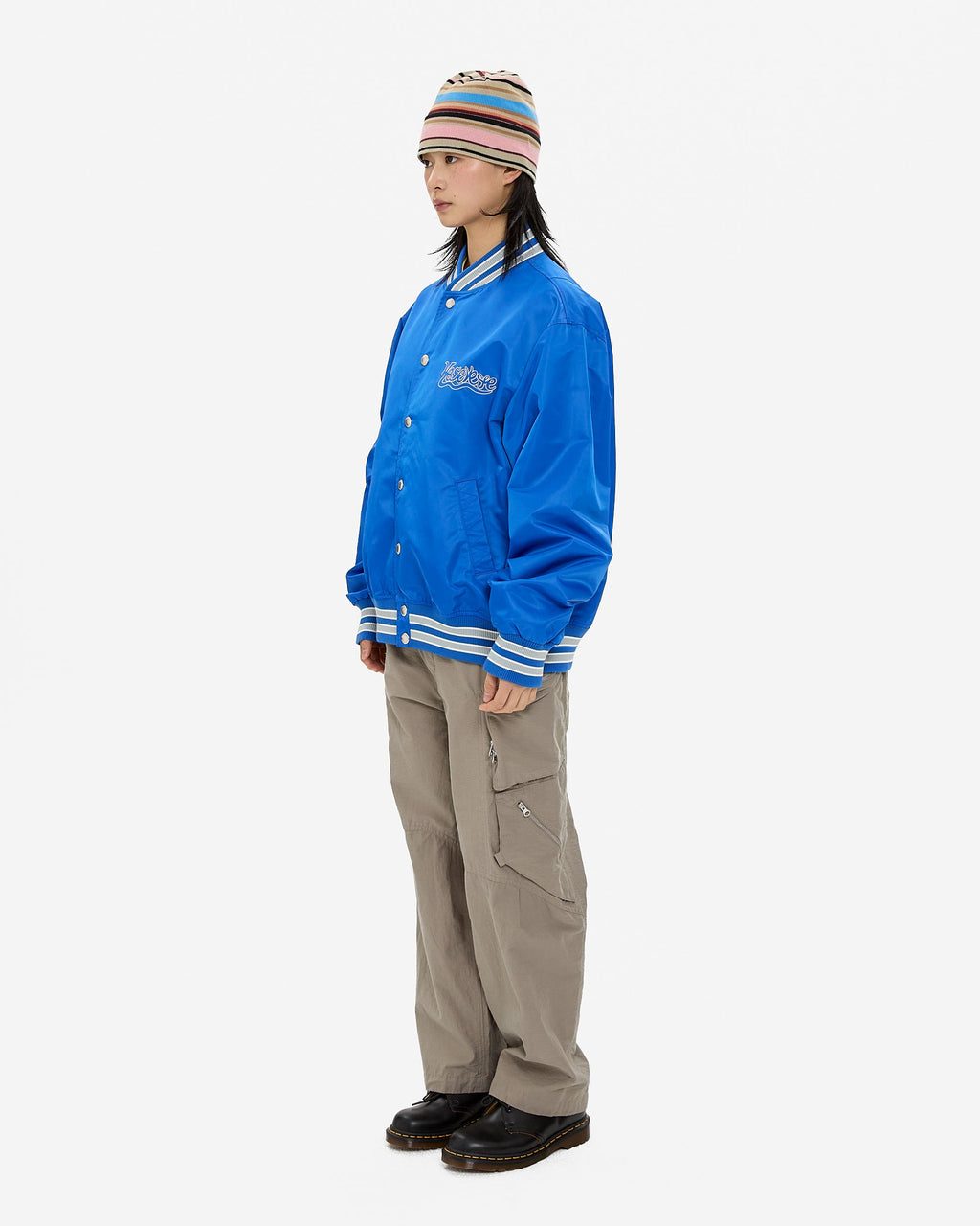 yeseyesee - Y.E.S Team Stadium Jacket (Blue) product image 10 | TRAB K-Fashion Australia
