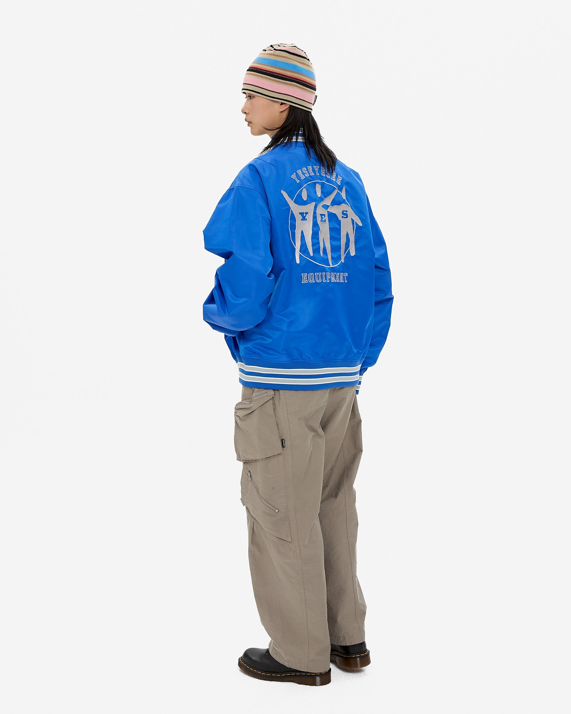 yeseyesee - Y.E.S Team Stadium Jacket (Blue) product image 11 | TRAB K-Fashion Australia
