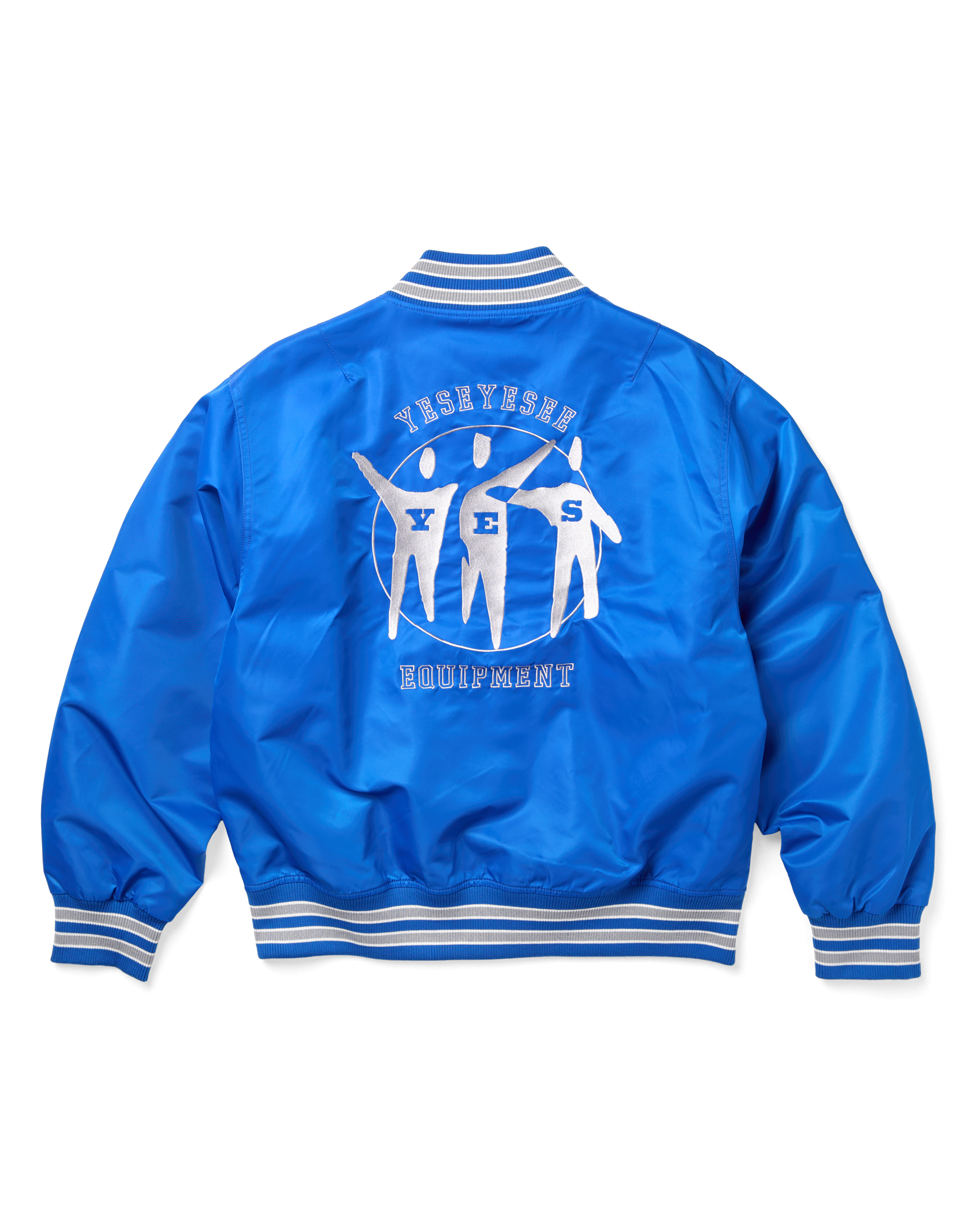 yeseyesee - Y.E.S Team Stadium Jacket (Blue) product image 2 | TRAB K-Fashion Australia