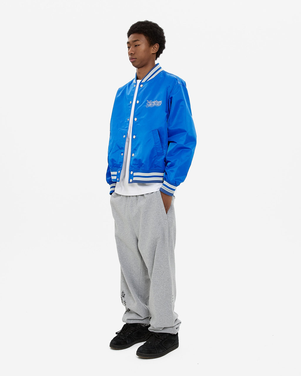 yeseyesee - Y.E.S Team Stadium Jacket (Blue) product image 8 | TRAB K-Fashion Australia