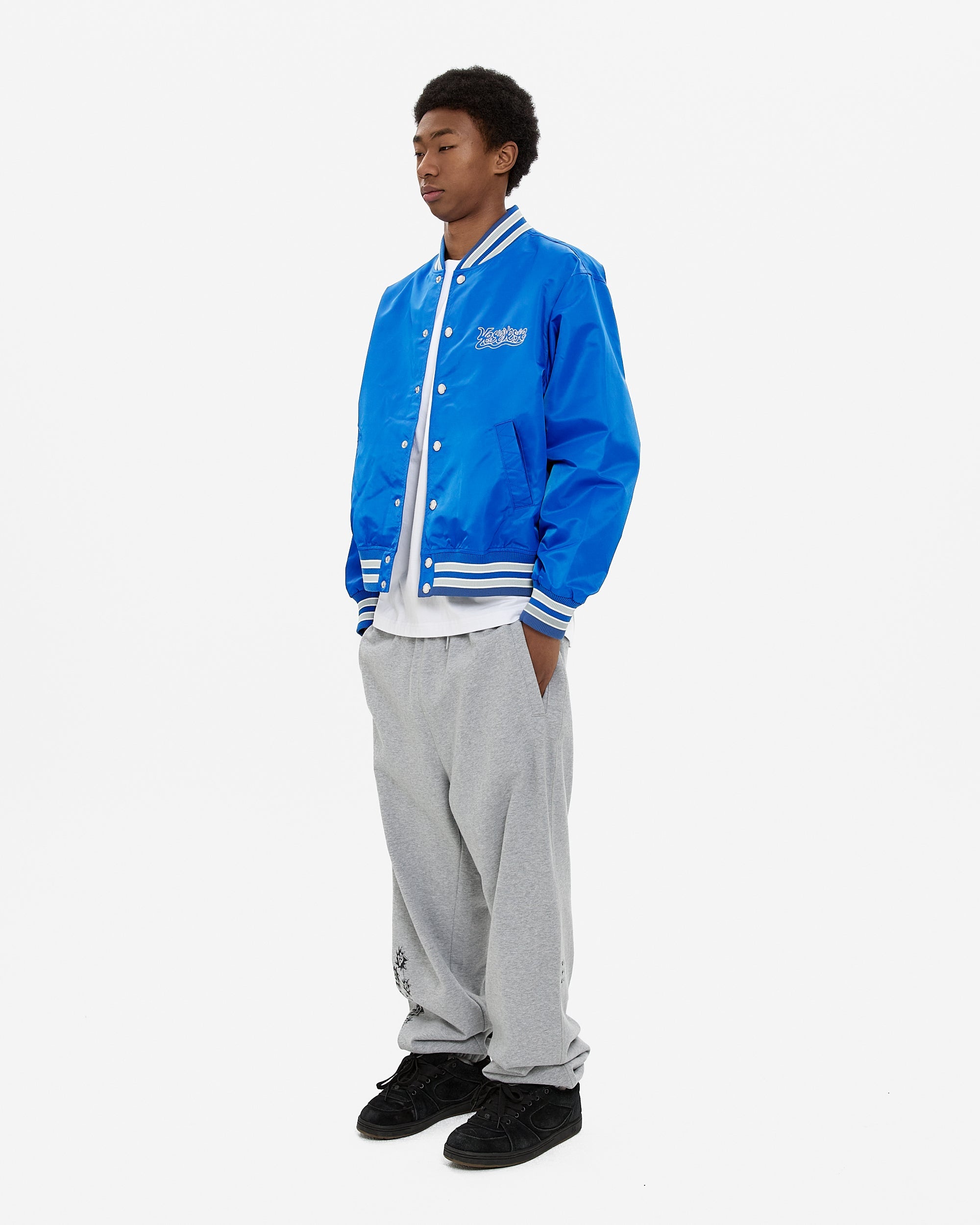 yeseyesee - Y.E.S Team Stadium Jacket (Blue) product image 8 | TRAB K-Fashion Australia