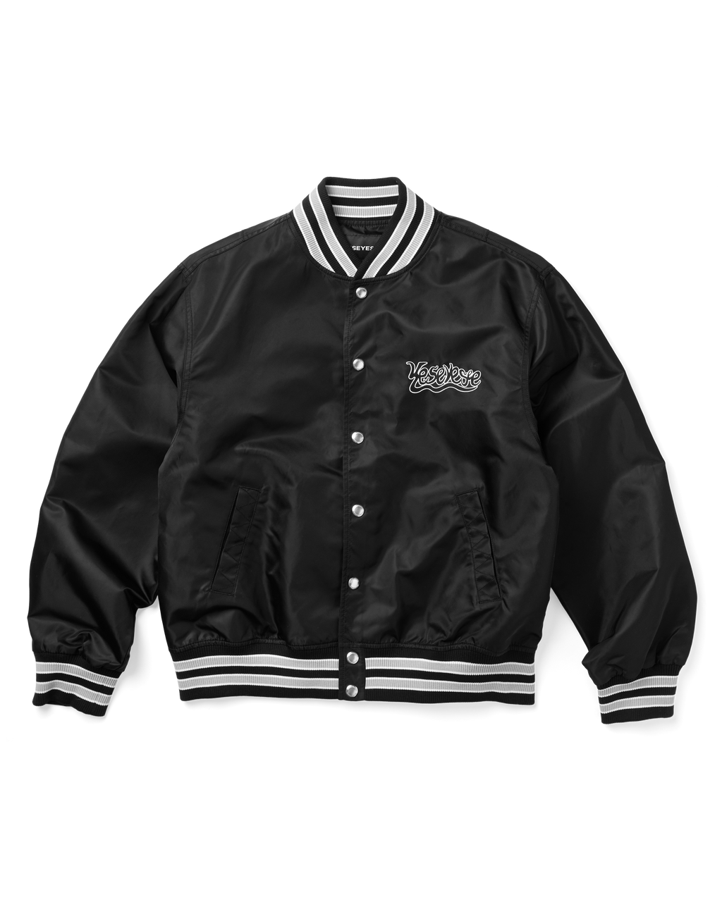 yeseyesee - Y.E.S Team Stadium Jacket (Black) product image 1 | TRAB K-Fashion Australia