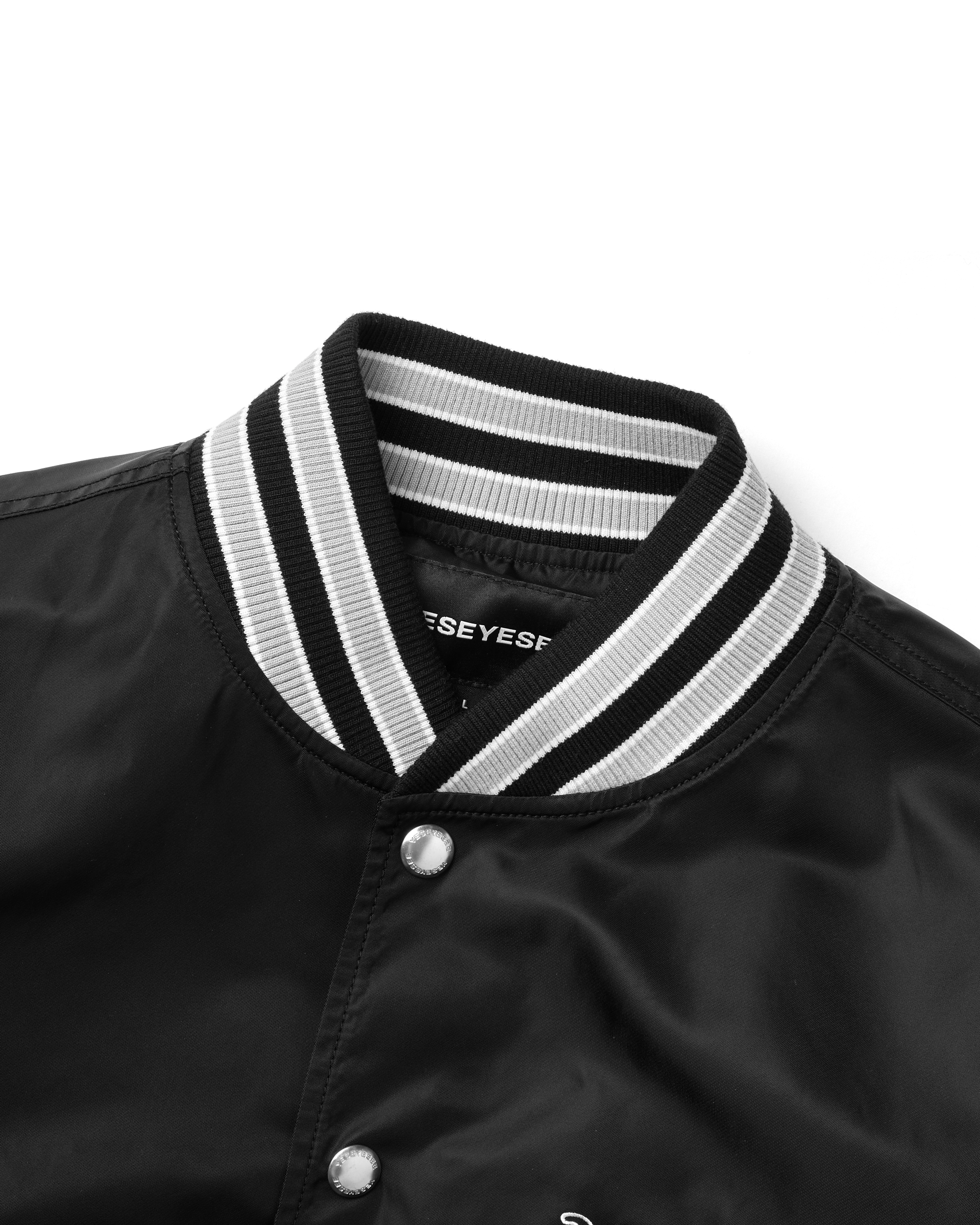yeseyesee - Y.E.S Team Stadium Jacket (Black) product image 3 | TRAB K-Fashion Australia