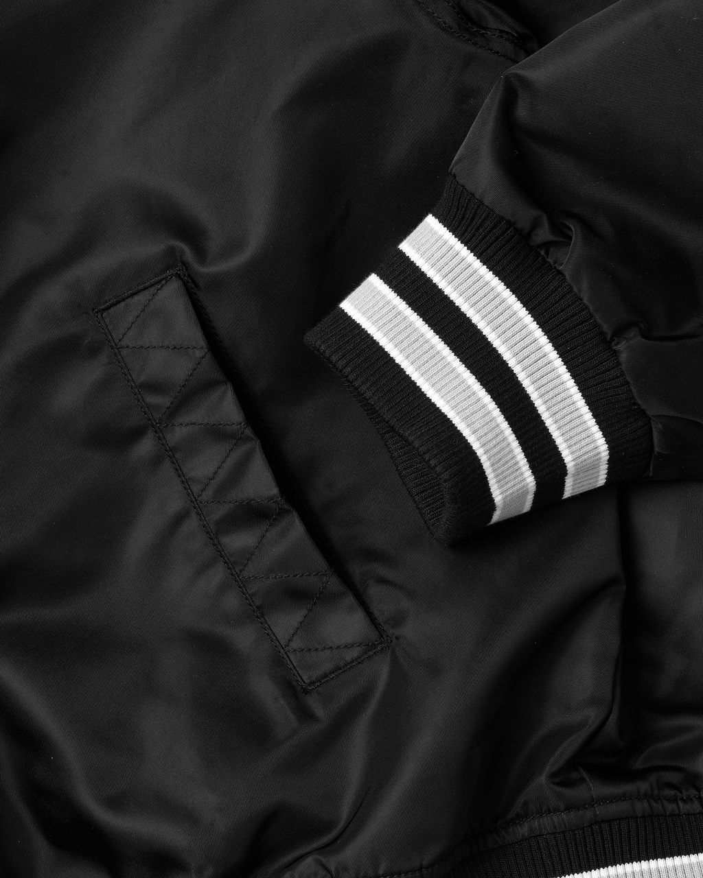 yeseyesee - Y.E.S Team Stadium Jacket (Black) product image 5 | TRAB K-Fashion Australia