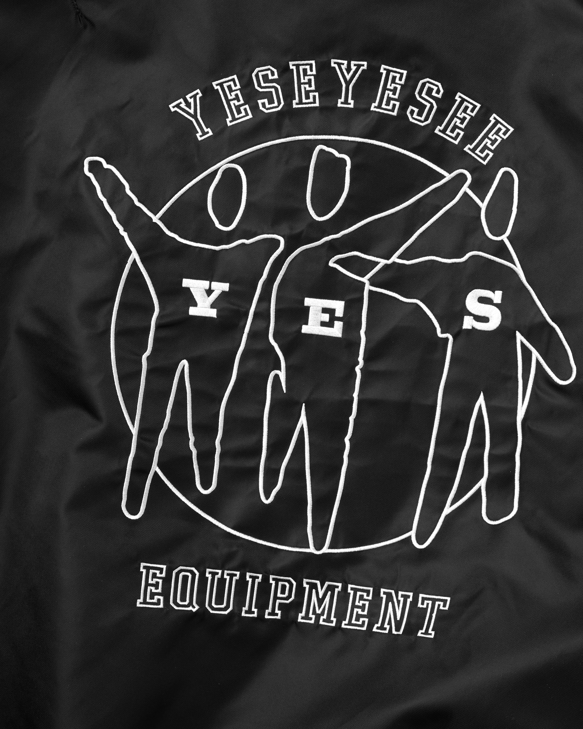 yeseyesee - Y.E.S Team Stadium Jacket (Black) product image 6 | TRAB K-Fashion Australia