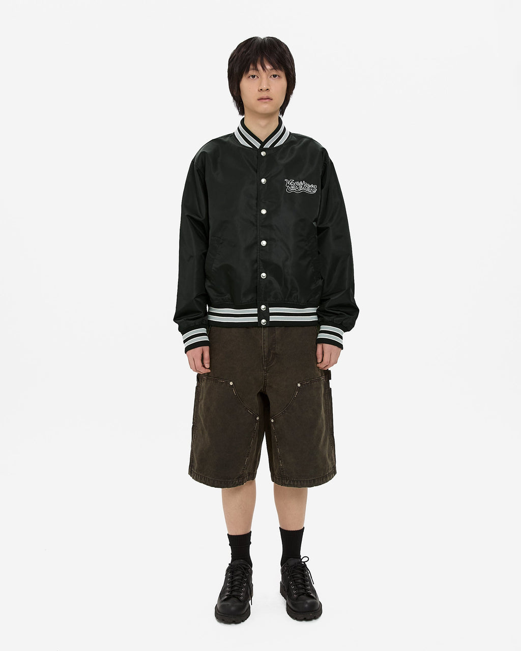 yeseyesee - Y.E.S Team Stadium Jacket (Black) product image 7 | TRAB K-Fashion Australia