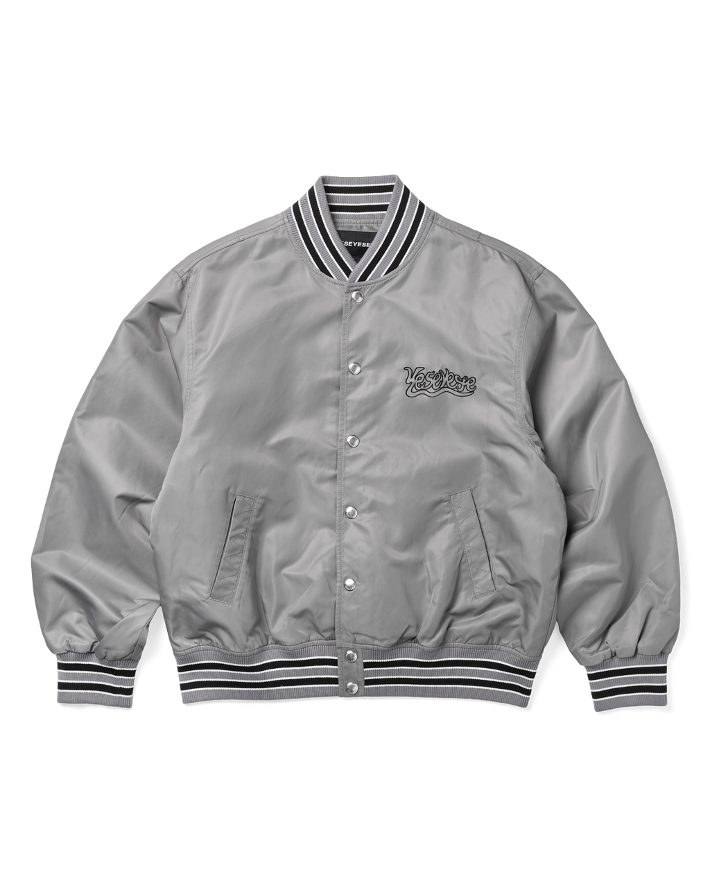 yeseyesee - Y.E.S Team Stadium Jacket (Grey) product image 1 | TRAB K-Fashion Australia