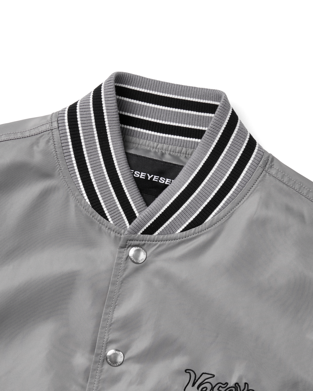 yeseyesee - Y.E.S Team Stadium Jacket (Grey) product image 3 | TRAB K-Fashion Australia