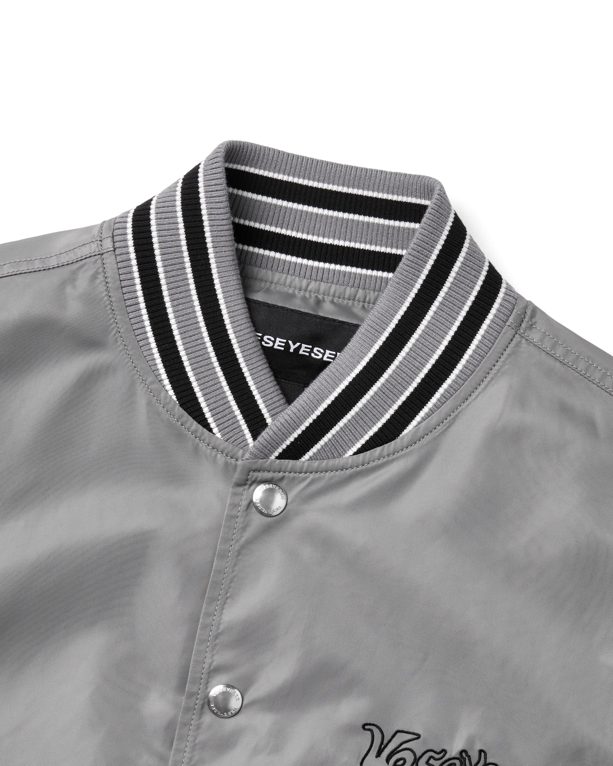 yeseyesee - Y.E.S Team Stadium Jacket (Grey) product image 3 | TRAB K-Fashion Australia