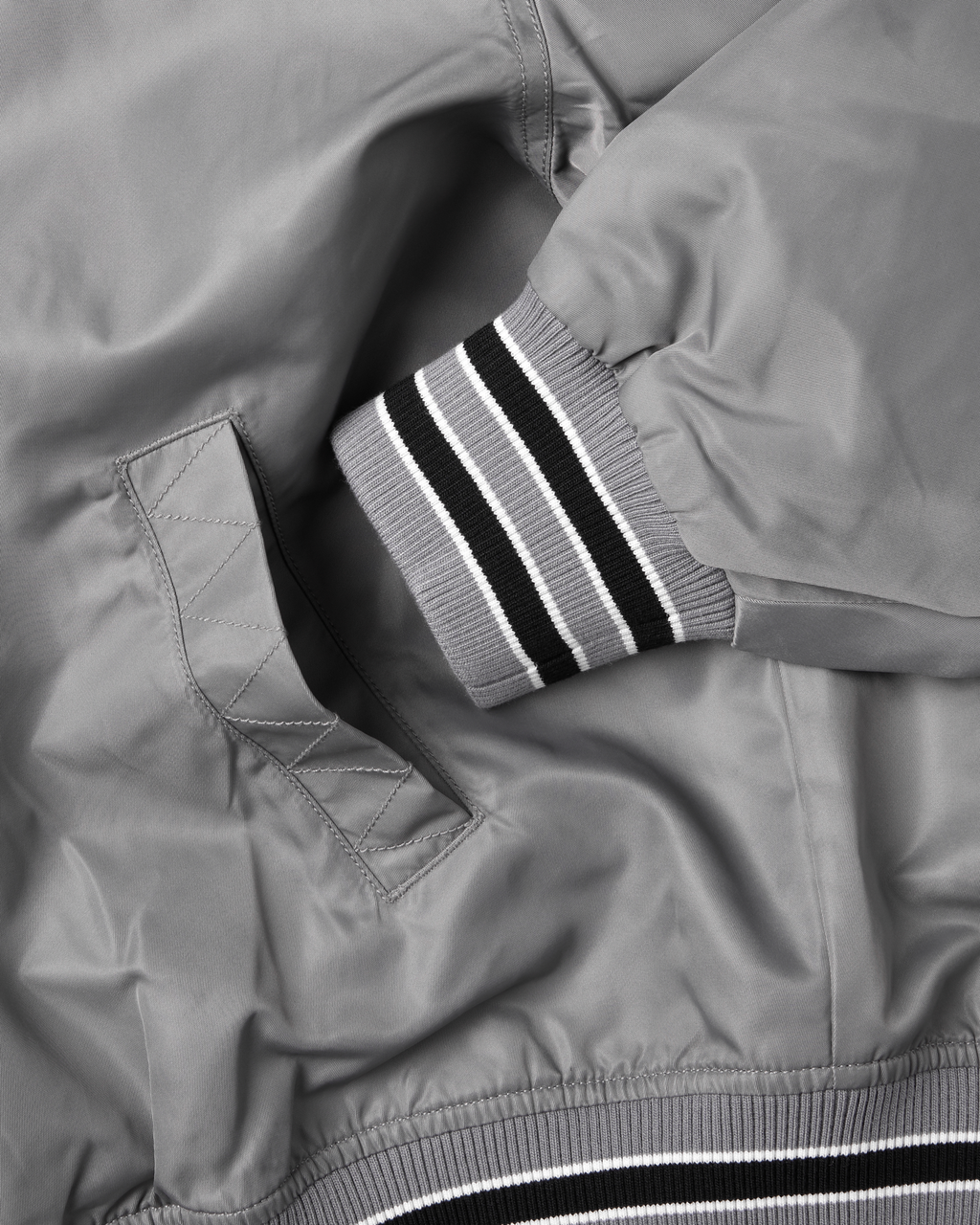yeseyesee - Y.E.S Team Stadium Jacket (Grey) product image 5 | TRAB K-Fashion Australia