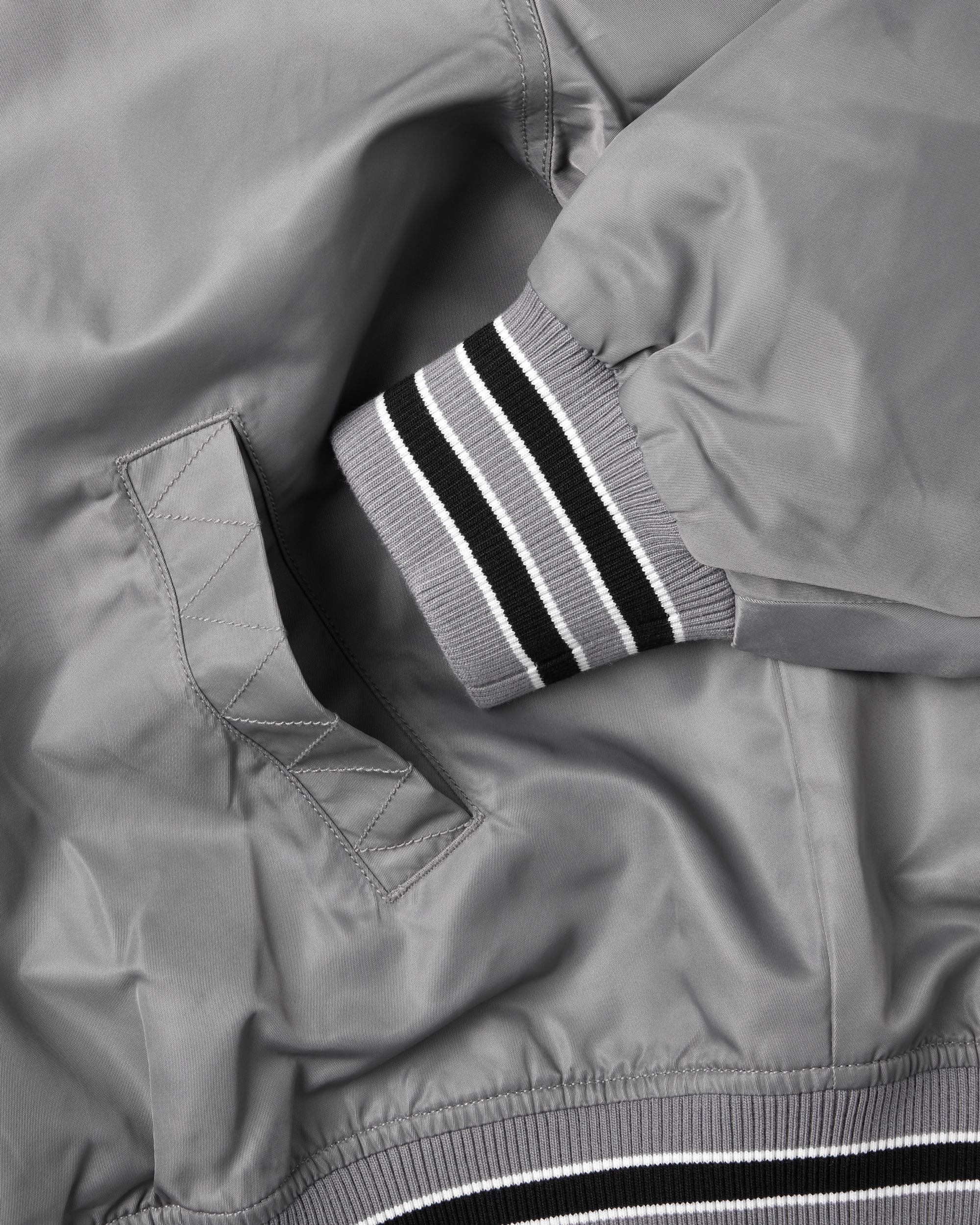 yeseyesee - Y.E.S Team Stadium Jacket (Grey) product image 5 | TRAB K-Fashion Australia