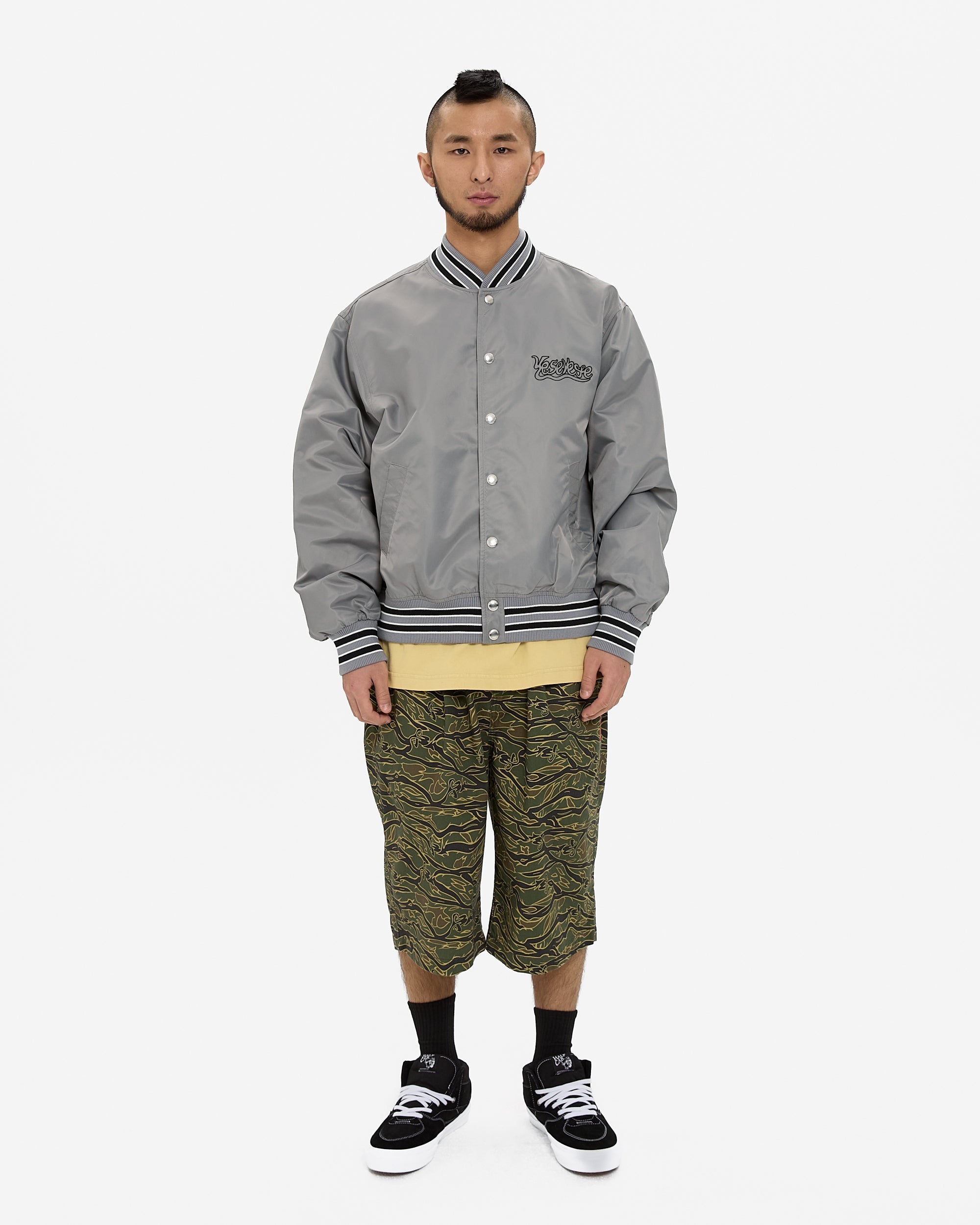 yeseyesee - Y.E.S Team Stadium Jacket (Grey) product image 7 | TRAB K-Fashion Australia