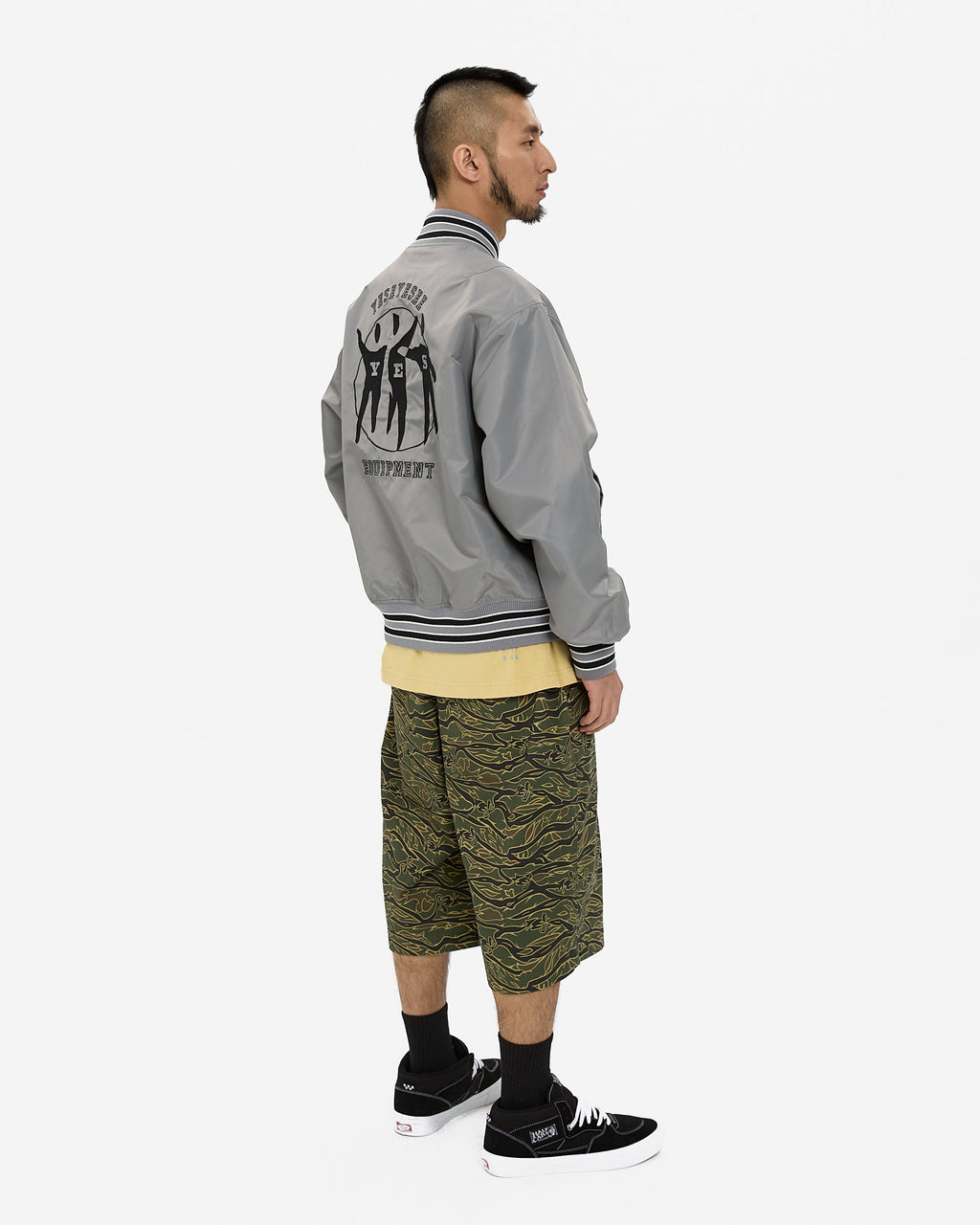 yeseyesee - Y.E.S Team Stadium Jacket (Grey) product image 9 | TRAB K-Fashion Australia