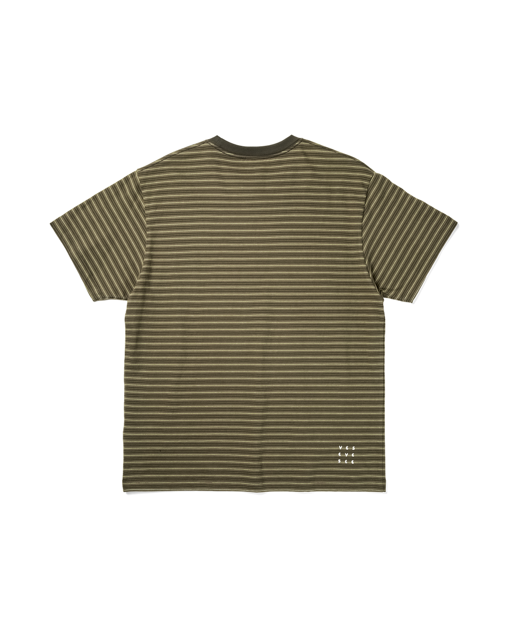 yeseyesee - Y.E.S Thin Stripe Tee (Khaki) product image 2 | TRAB K-Fashion Australia