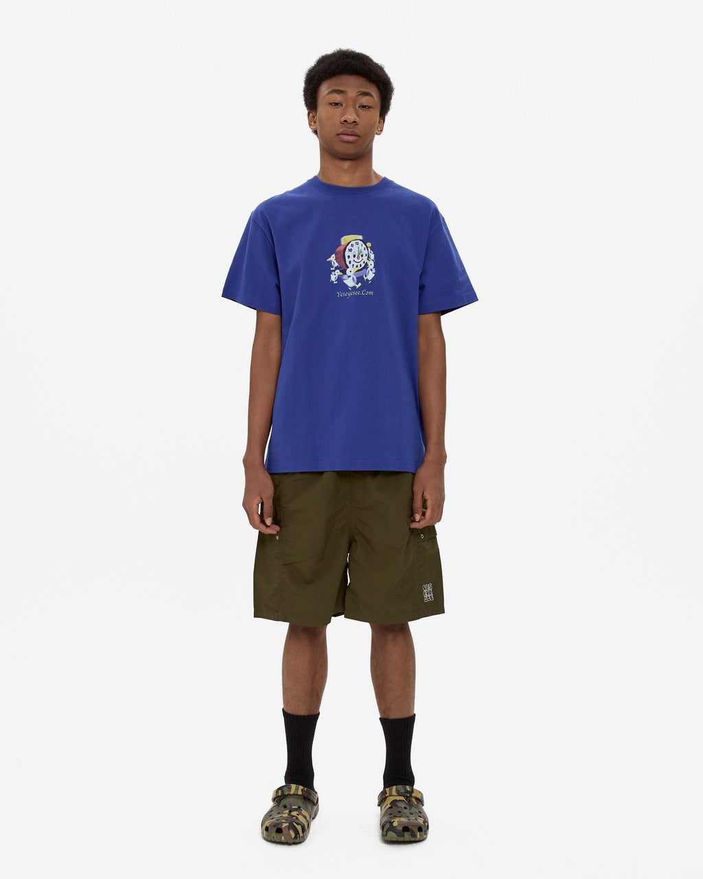 yeseyesee - Y.E.S Wake Up Tee (Blue) product image 7 | TRAB K-Fashion Australia