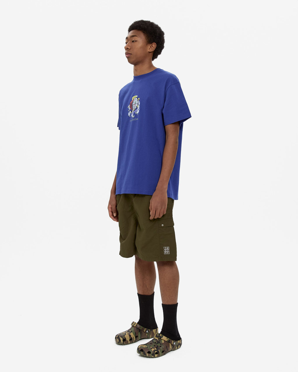 yeseyesee - Y.E.S Wake Up Tee (Blue) product image 8 | TRAB K-Fashion Australia
