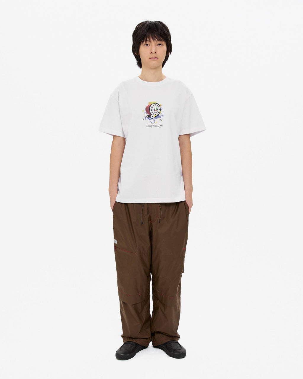 yeseyesee - Y.E.S Wake Up Tee (White) product image 7 | TRAB K-Fashion Australia