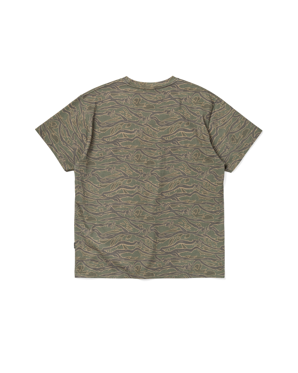 yeseyesee - Y.E.S Wording Camo Tee (Khaki) product image 2 | TRAB K-Fashion Australia