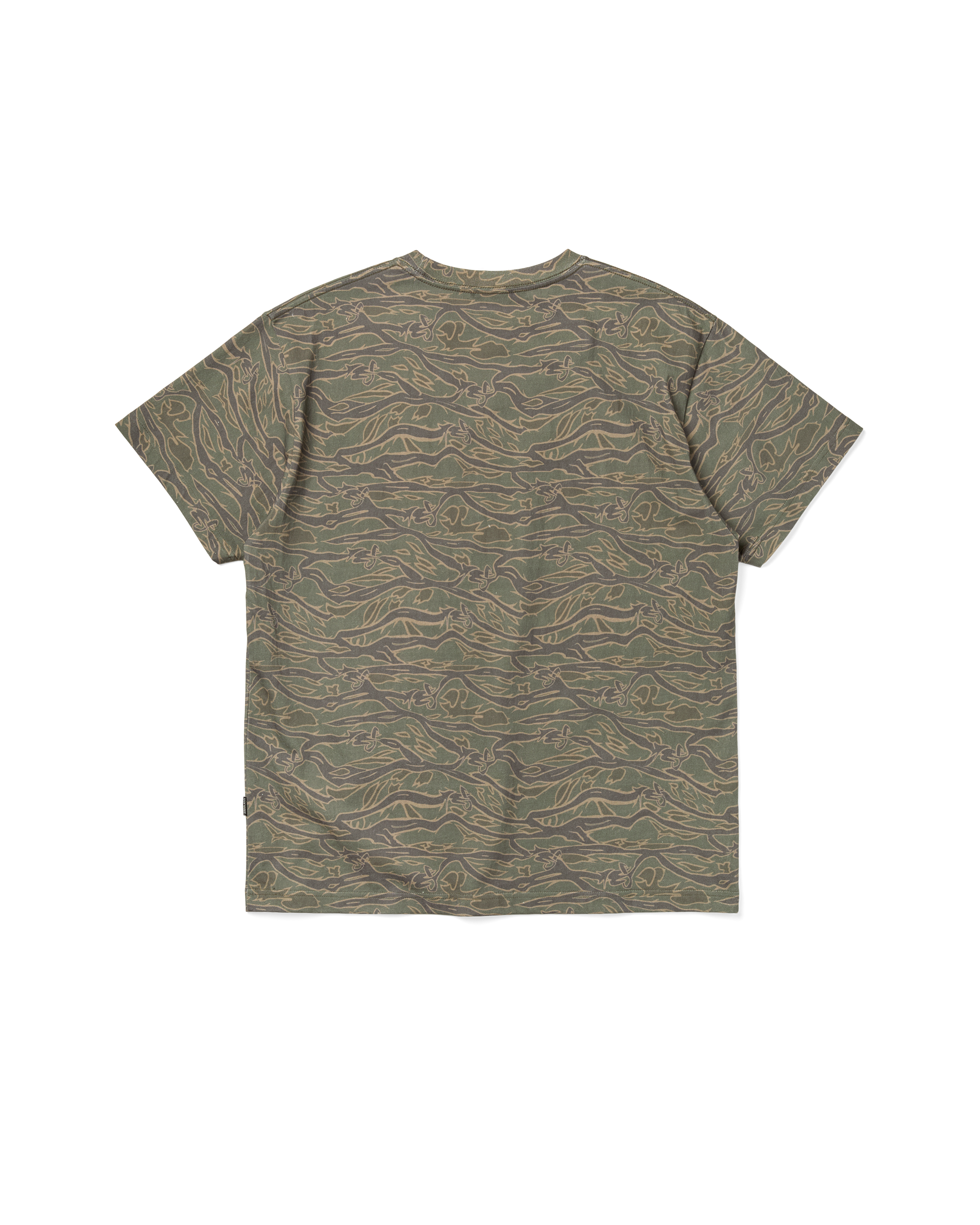yeseyesee - Y.E.S Wording Camo Tee (Khaki) product image 2 | TRAB K-Fashion Australia