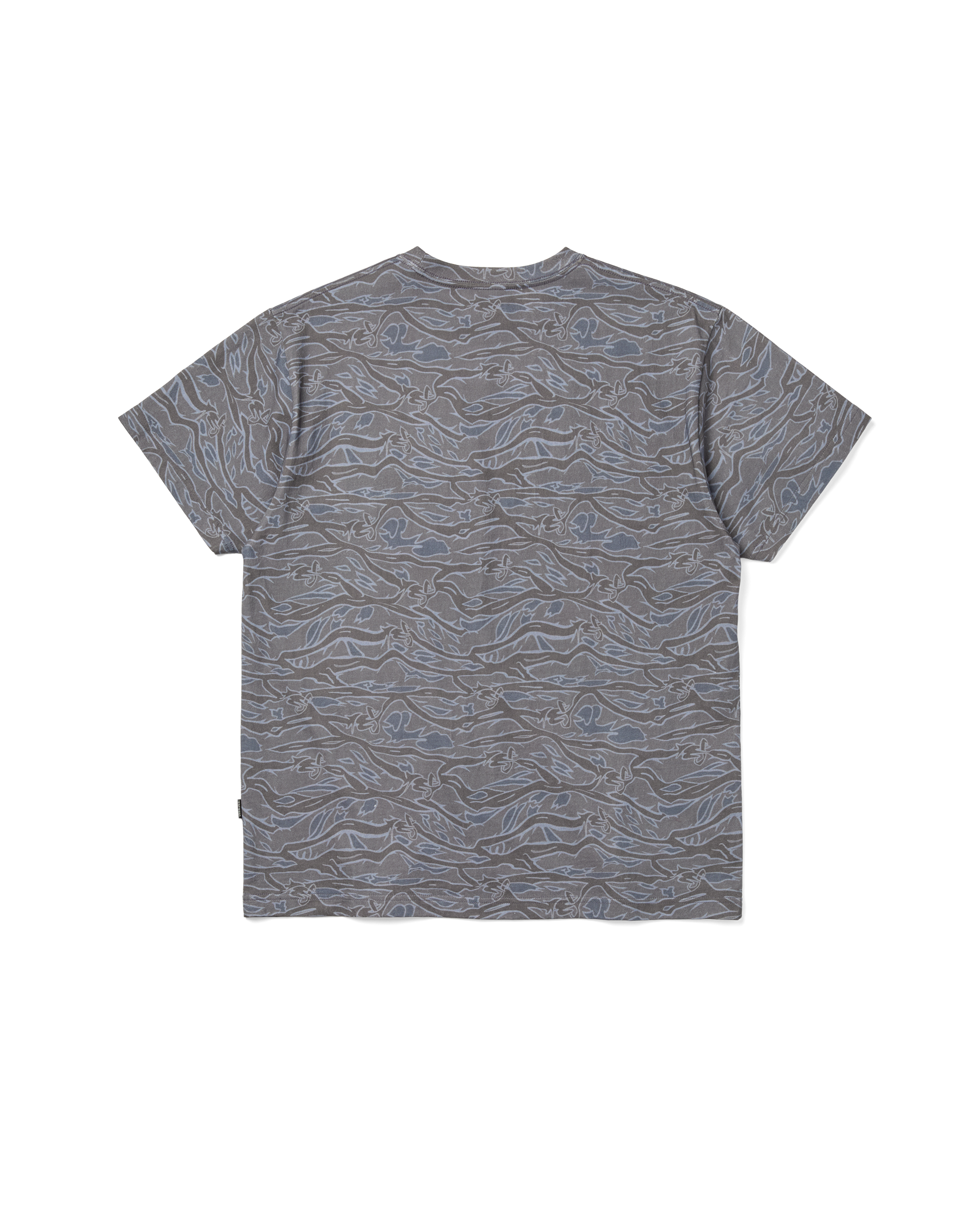 yeseyesee - Y.E.S Wording Camo Tee (Navy) product image 2 | TRAB K-Fashion Australia