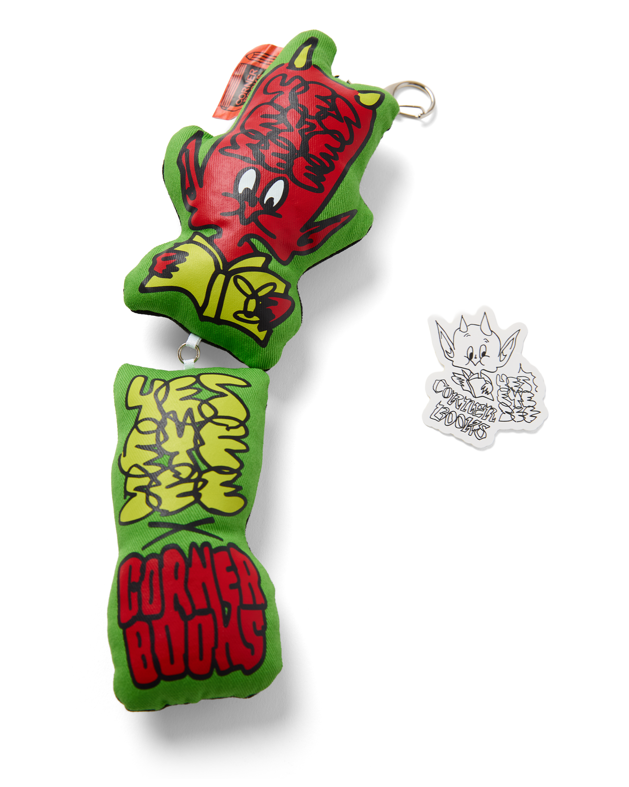 yeseyesee - Corner Twin Swing Plush Keychain (Green) product image 3 | TRAB K-Fashion Australia