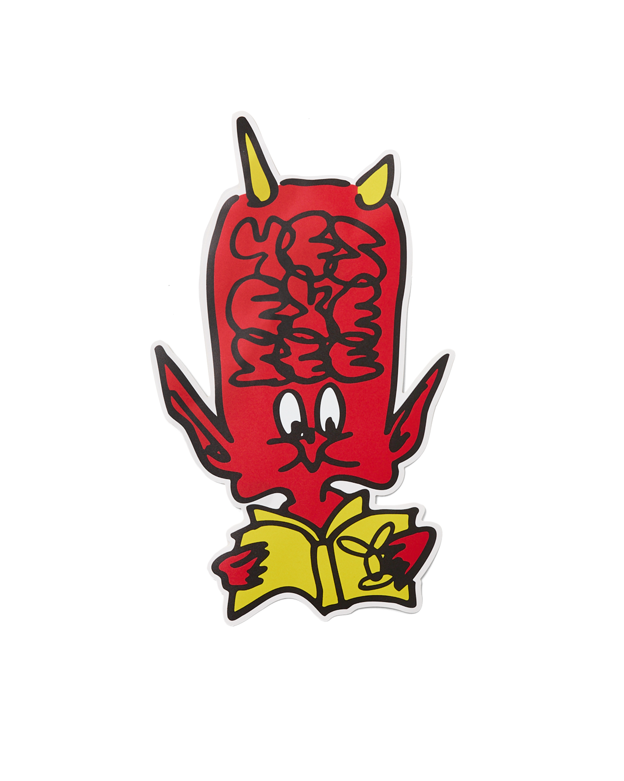 yeseyesee - Corner A4 Giant Devil Sticker (Red) product image 1 | TRAB K-Fashion Australia
