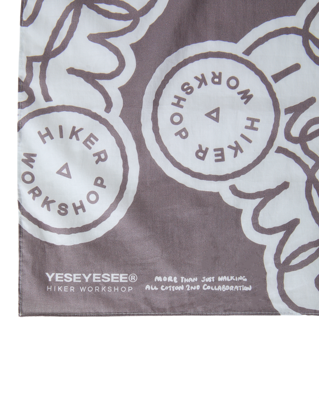yeseyesee - YESEYESEE® X HIKER WORKSHOP® Bandana (Bark) product image 3 | TRAB K-Fashion Australia