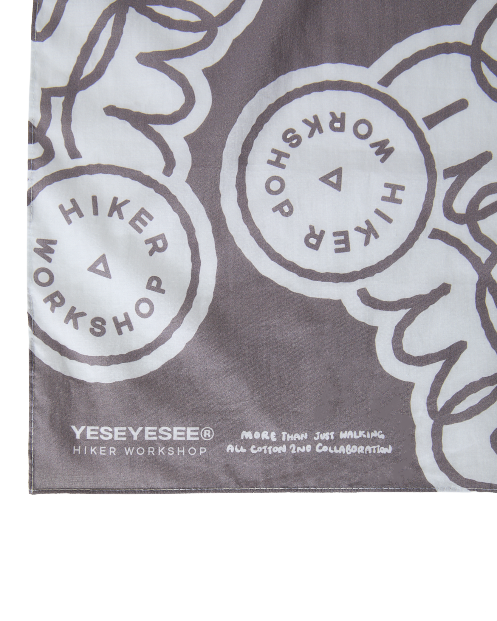 yeseyesee - YESEYESEE® X HIKER WORKSHOP® Bandana (Bark) product image 3 | TRAB K-Fashion Australia