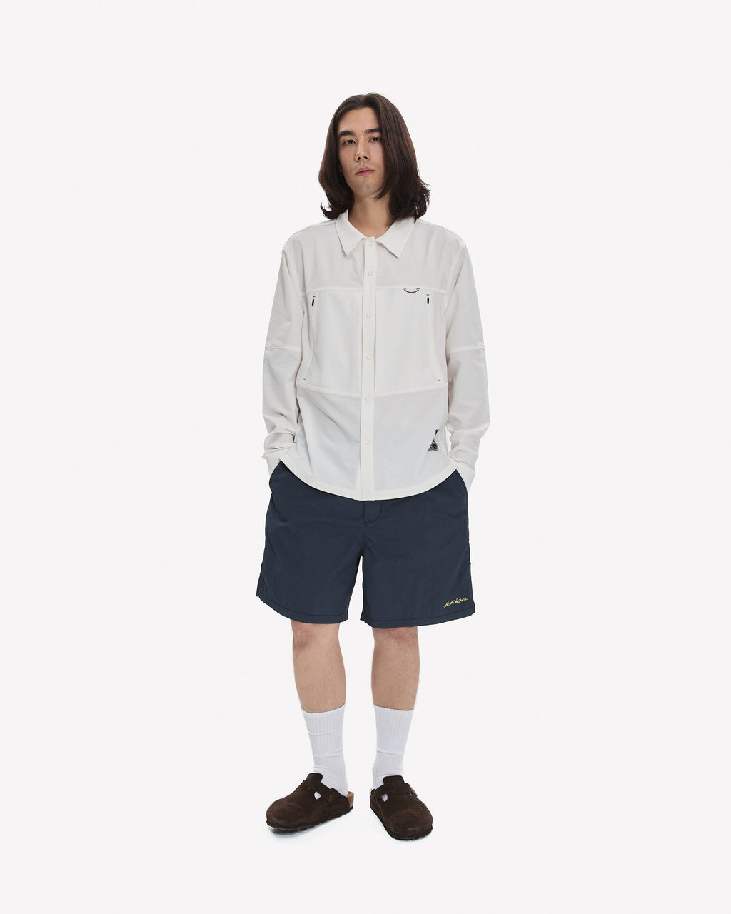 yeseyesee - YESEYESEE® X HIKER WORKSHOP® Hiking Shirt (Off White) product image 10 | TRAB K-Fashion Australia