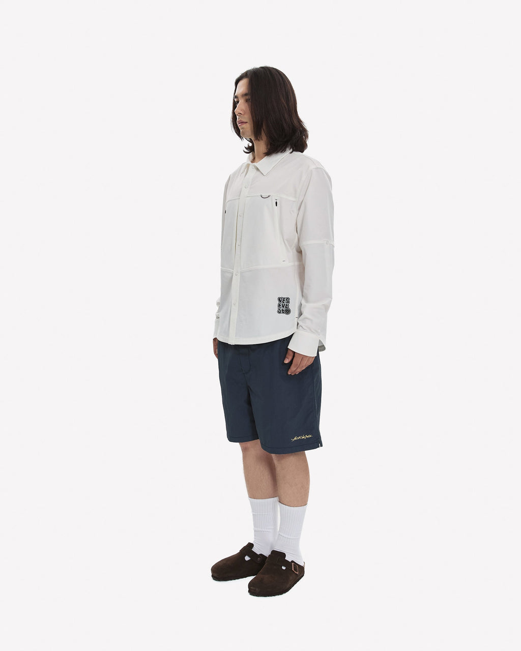 yeseyesee - YESEYESEE® X HIKER WORKSHOP® Hiking Shirt (Off White) product image 11 | TRAB K-Fashion Australia