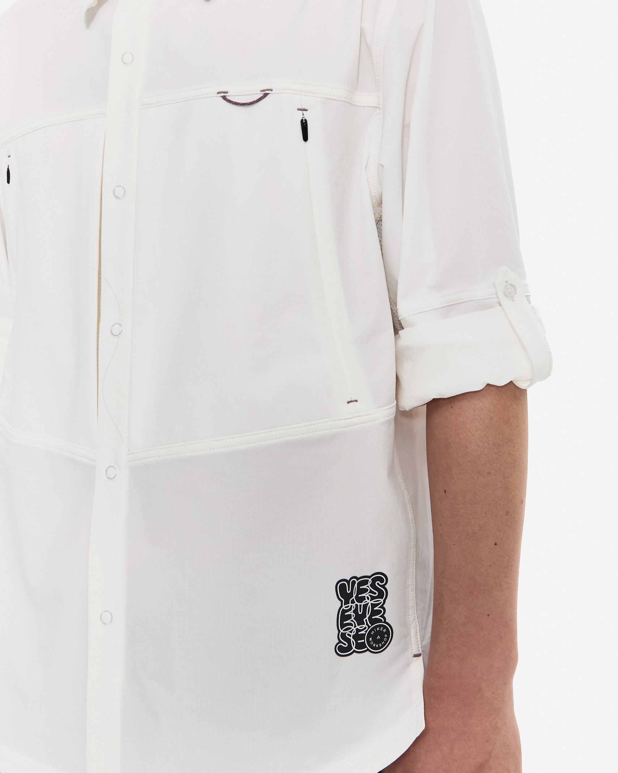 yeseyesee - YESEYESEE® X HIKER WORKSHOP® Hiking Shirt (Off White) product image 18 | TRAB K-Fashion Australia