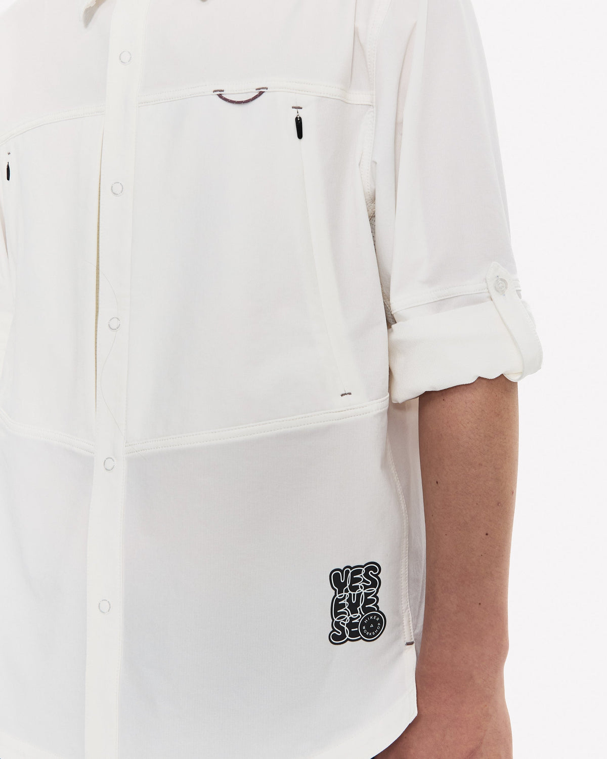yeseyesee - YESEYESEE® X HIKER WORKSHOP® Hiking Shirt (Off White) product image 18 | TRAB K-Fashion Australia