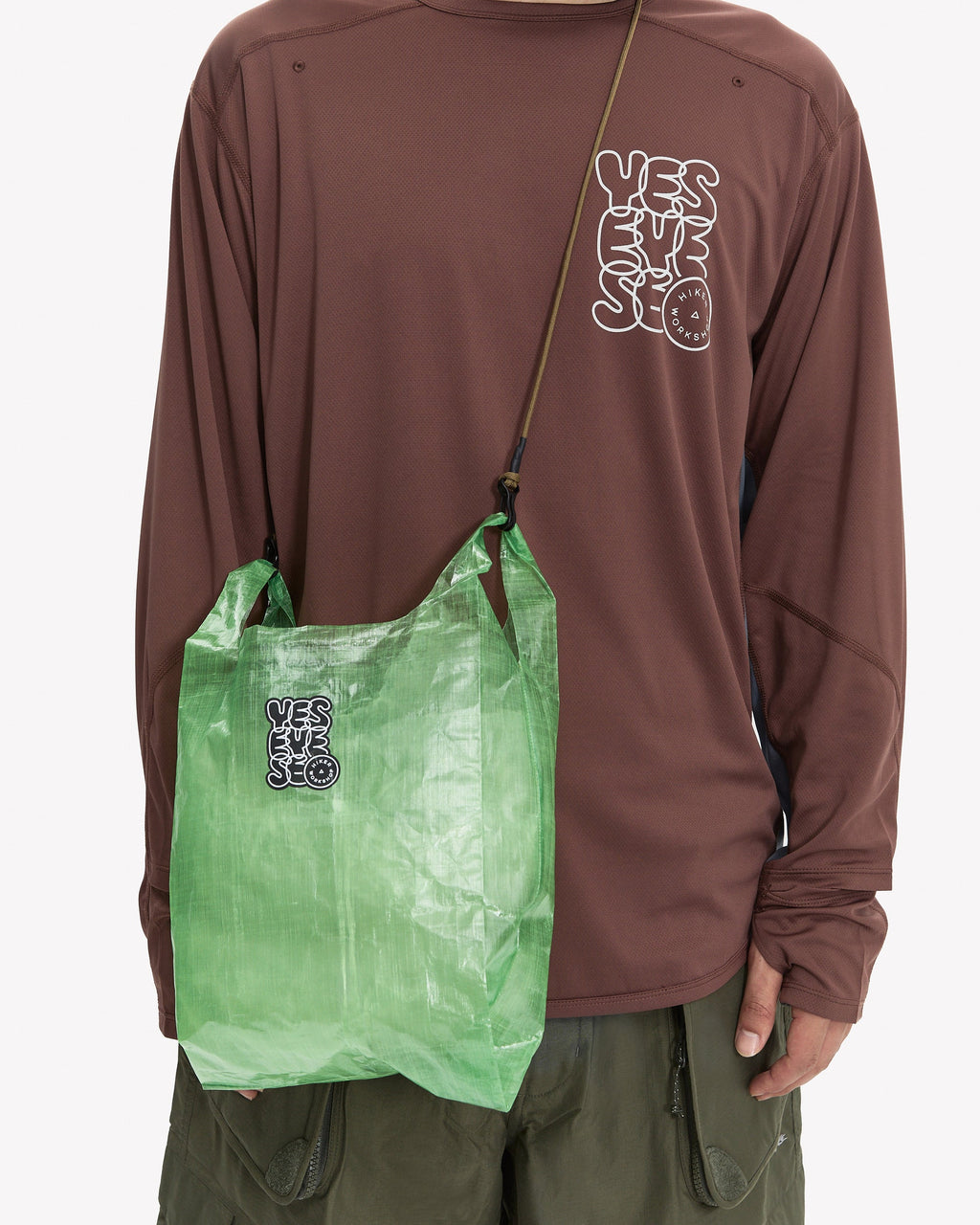 yeseyesee - YESEYESEE® X HIKER WORKSHOP® Market Bag (Green) product image 6 | TRAB K-Fashion Australia