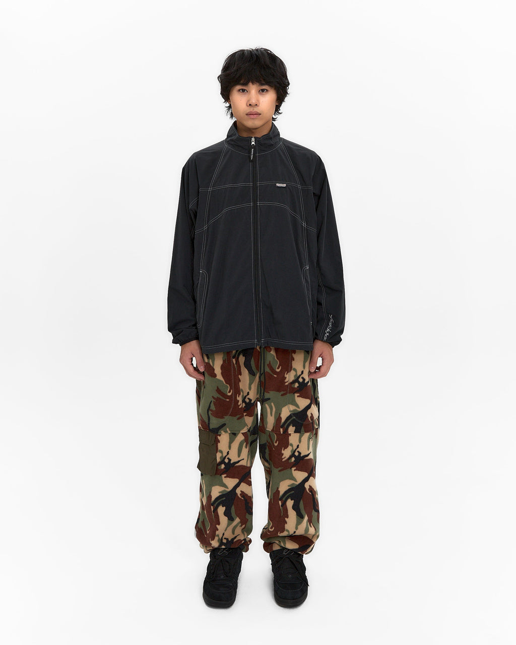 yeseyesee - Y.E.S Nylon Track Jacket (Black) product image 7 | TRAB K-Fashion Australia