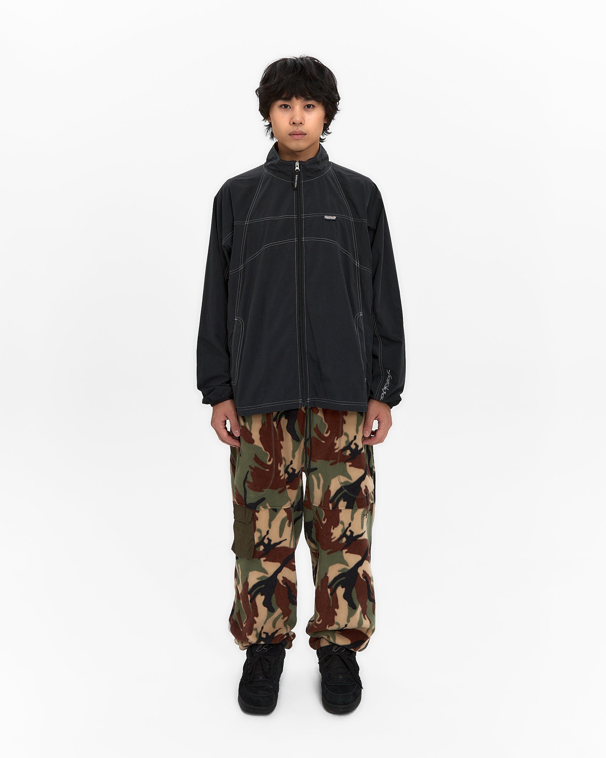 yeseyesee - Y.E.S Nylon Track Jacket (Black) product image 7 | TRAB K-Fashion Australia