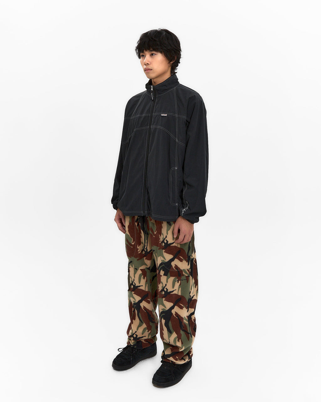 yeseyesee - Y.E.S Nylon Track Jacket (Black) product image 8 | TRAB K-Fashion Australia