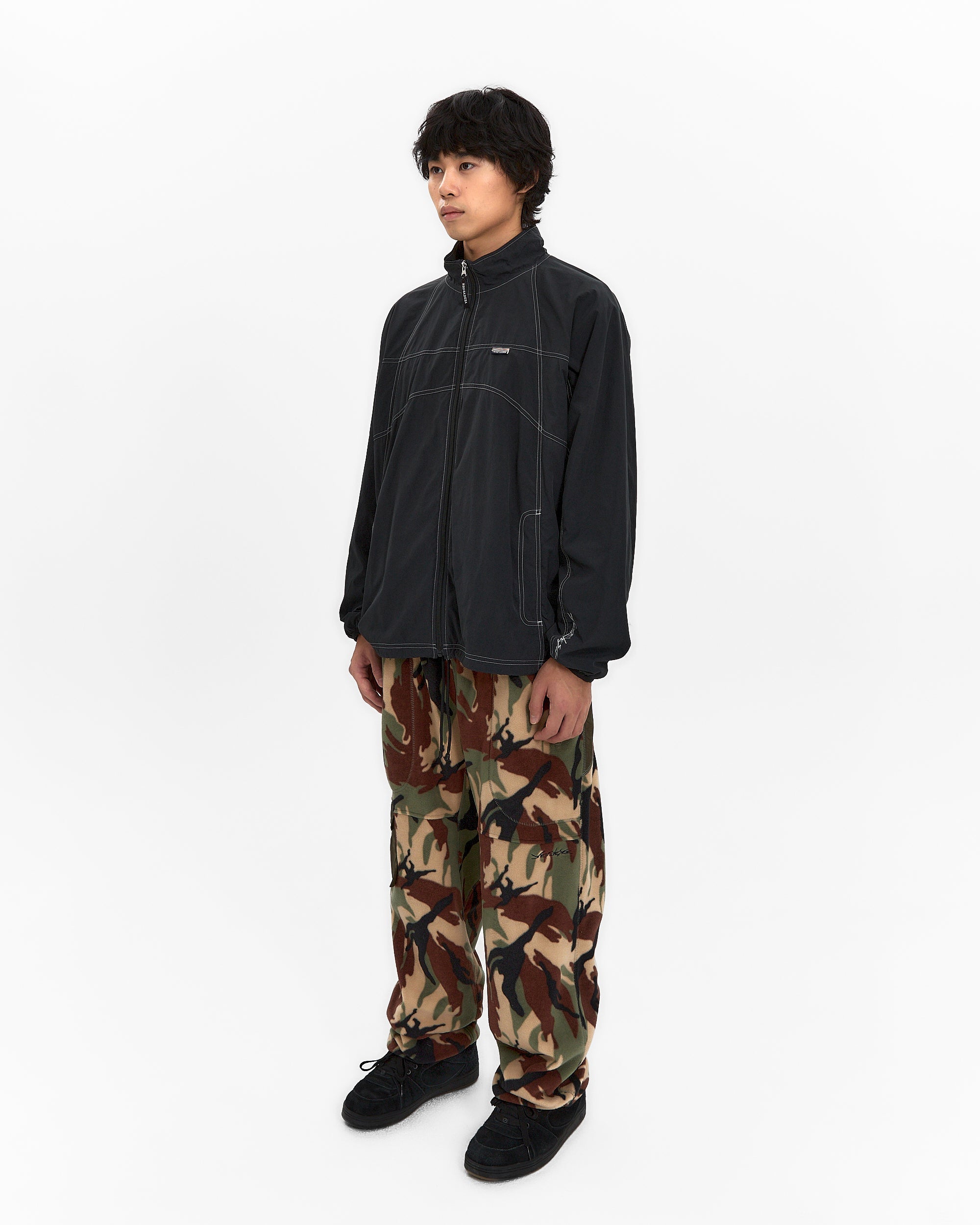 yeseyesee - Y.E.S Nylon Track Jacket (Black) product image 8 | TRAB K-Fashion Australia