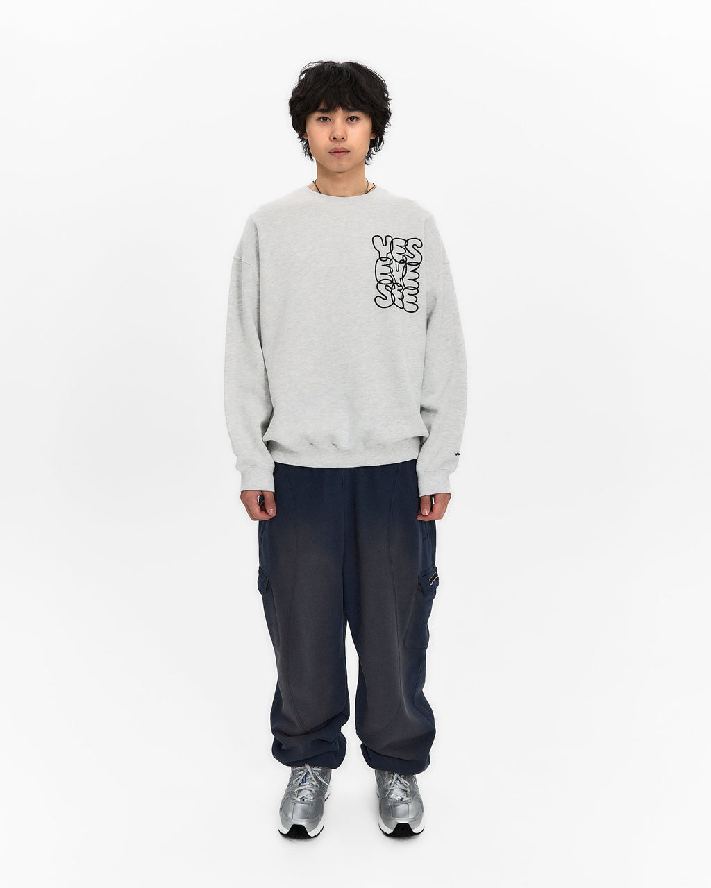 yeseyesee - Y.E.S Pocket Washed Sweatpants (Navy) product image 10 | TRAB K-Fashion Australia