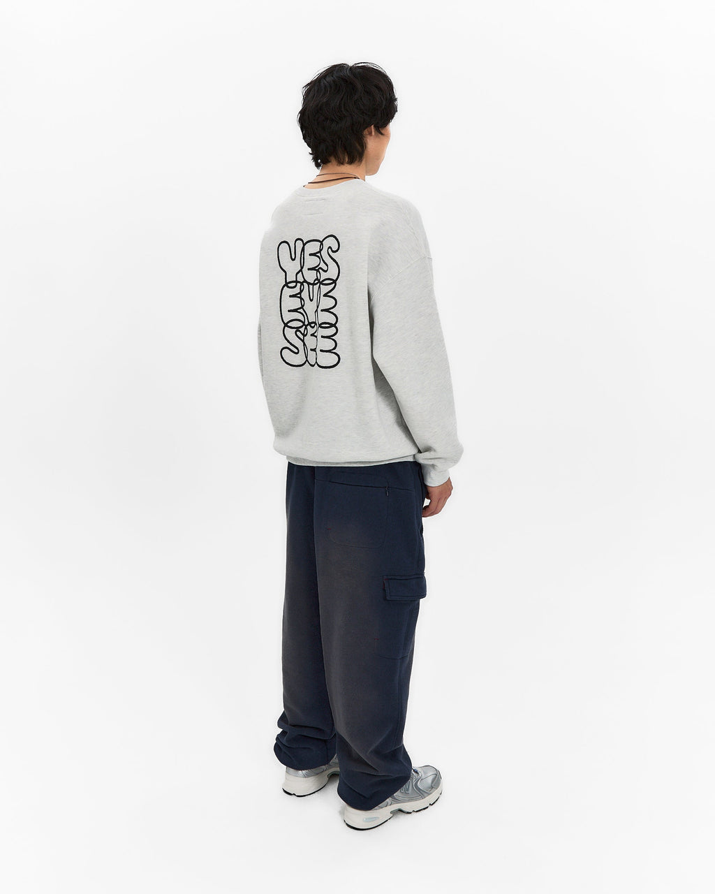 yeseyesee - Y.E.S Pocket Washed Sweatpants (Navy) product image 12 | TRAB K-Fashion Australia