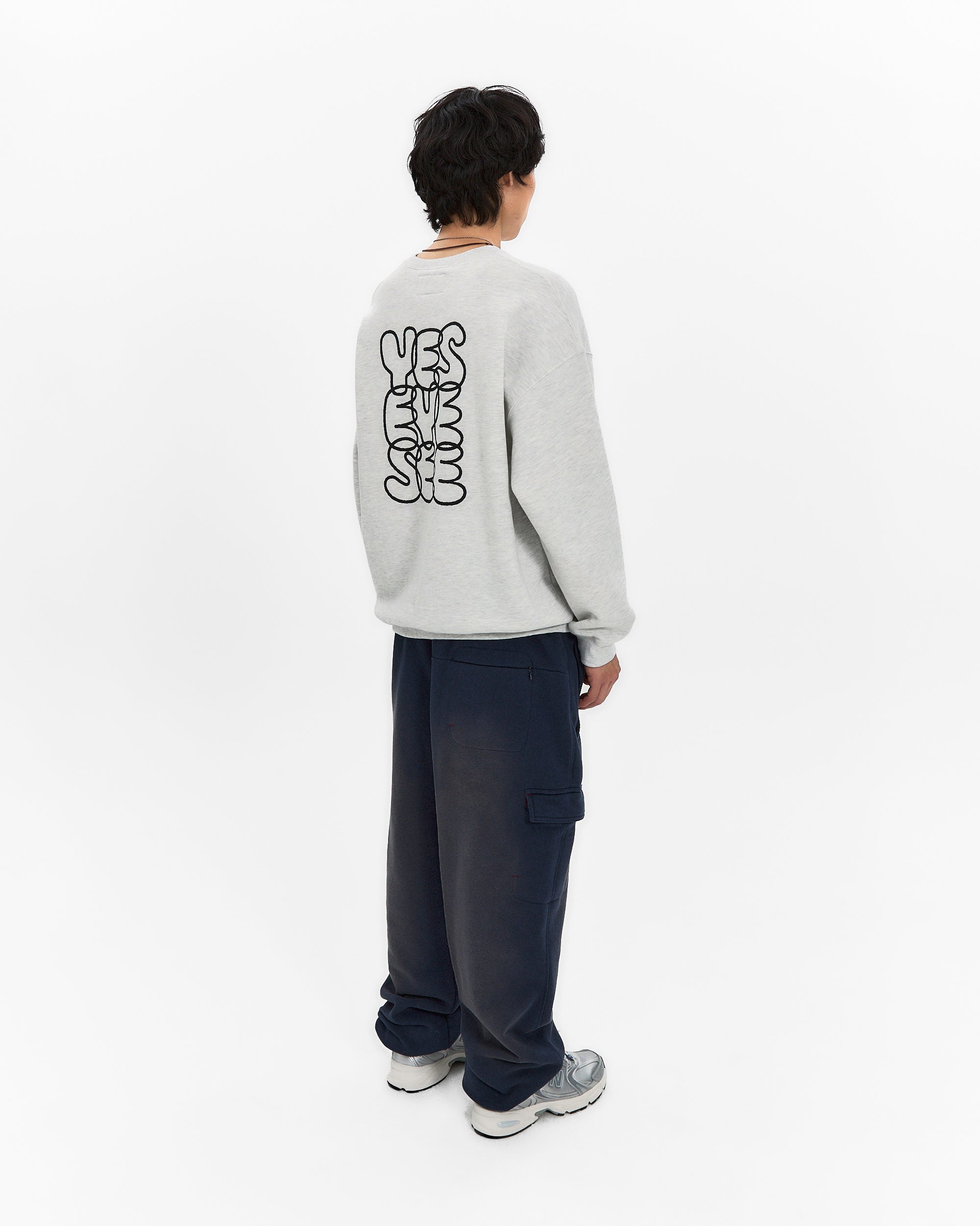 yeseyesee - Y.E.S Pocket Washed Sweatpants (Navy) product image 12 | TRAB K-Fashion Australia