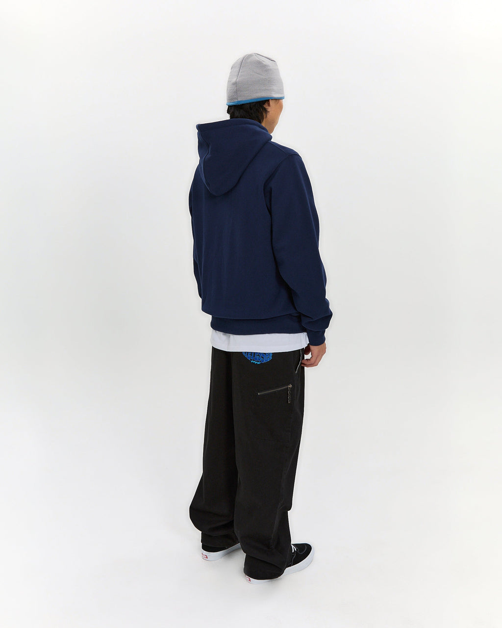 yeseyesee - Y.E.S Snail Logo Zip-Up Hoodie (Navy) product image 12 | TRAB K-Fashion Australia