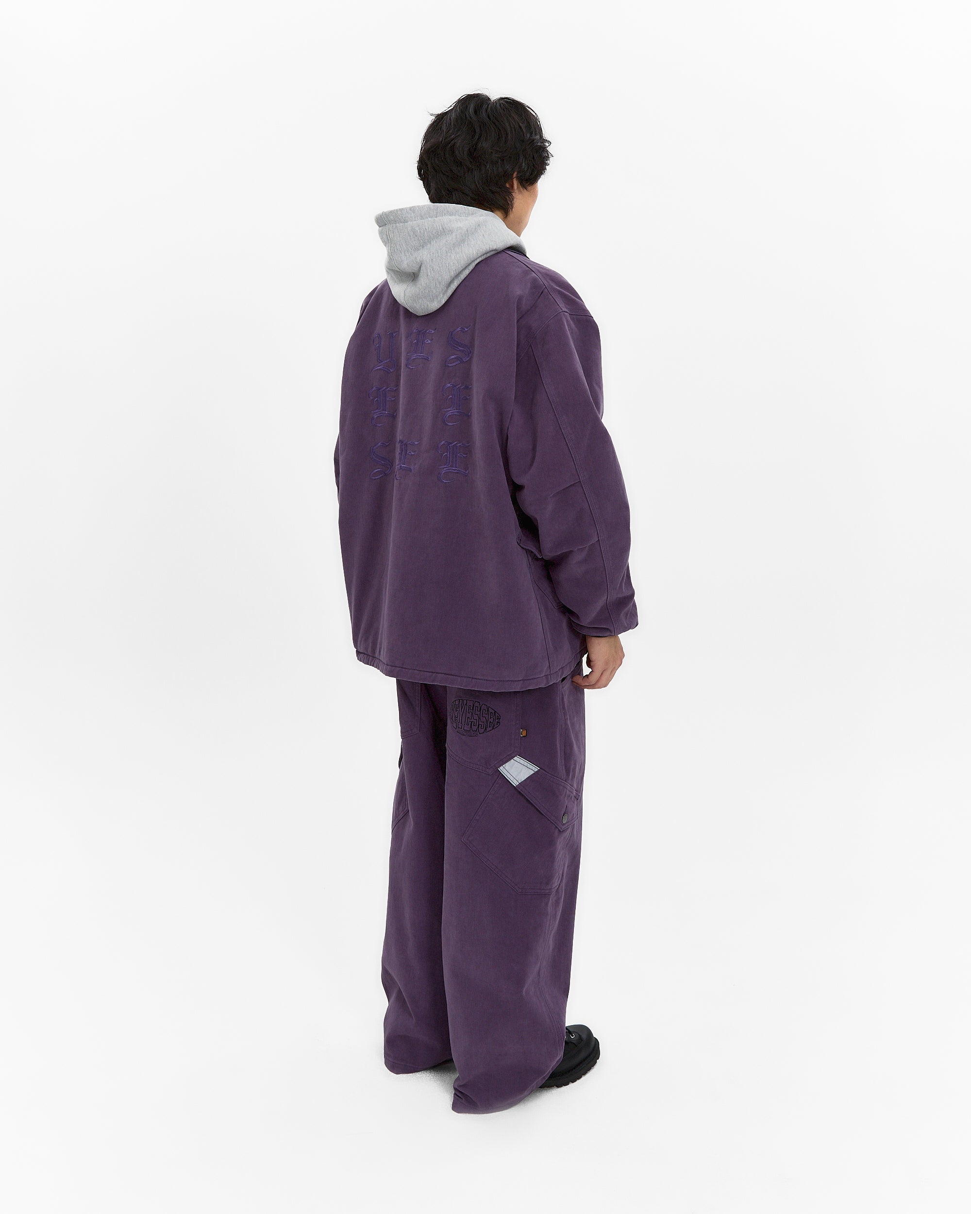 yeseyesee - Y.E.S Heavy Work Jacket (Purple) product image 9 | TRAB K-Fashion Australia
