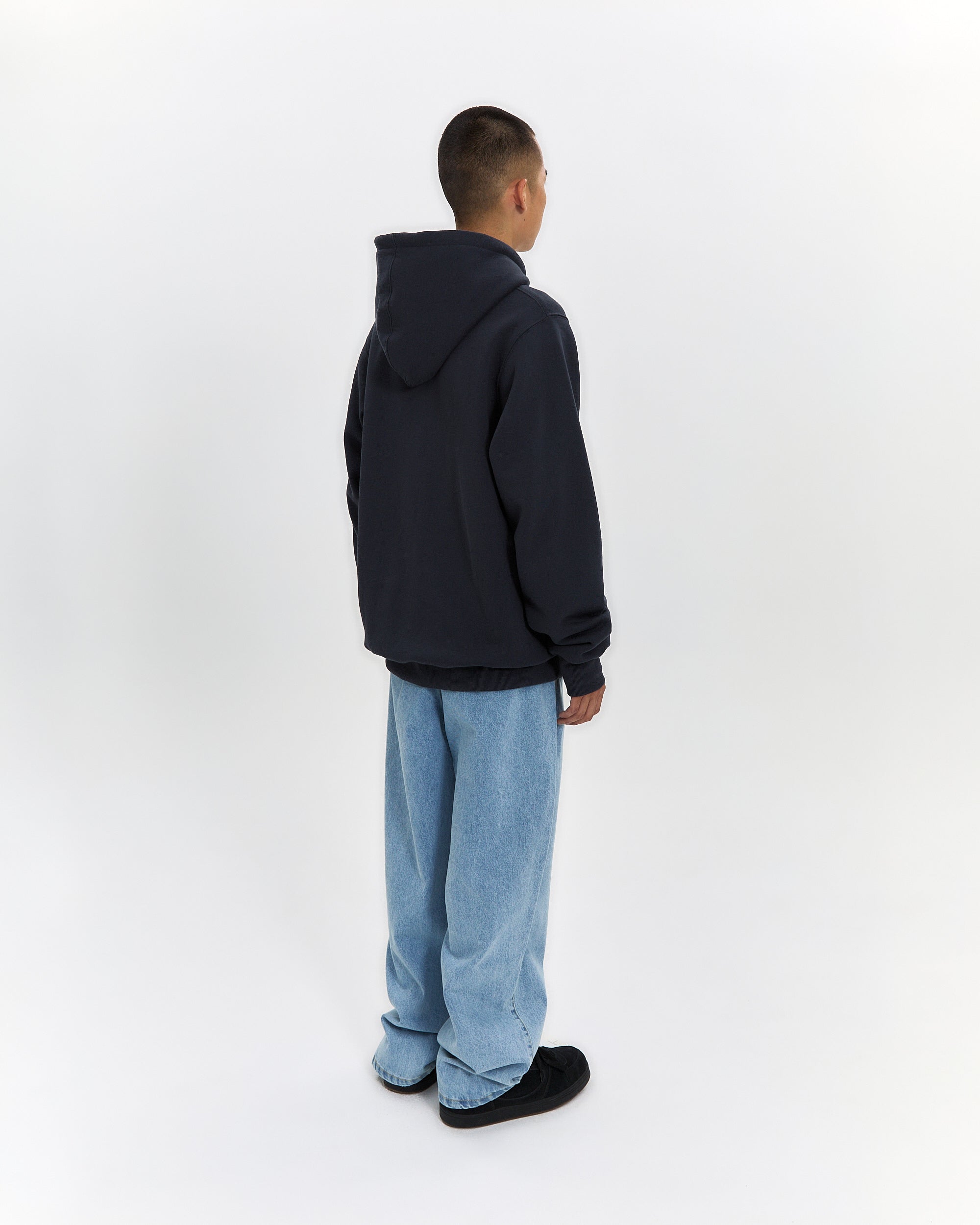 yeseyesee - Y.E.S Snail Logo Zip-Up Hoodie (Charcoal) product image 12 | TRAB K-Fashion Australia